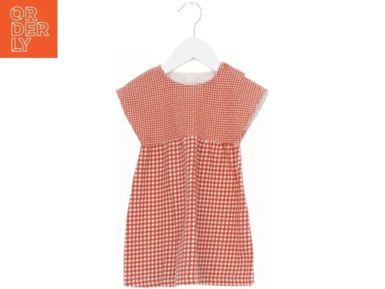 Billede 1 - Rød og hvid ternet kjole fra Zara (str. 92)