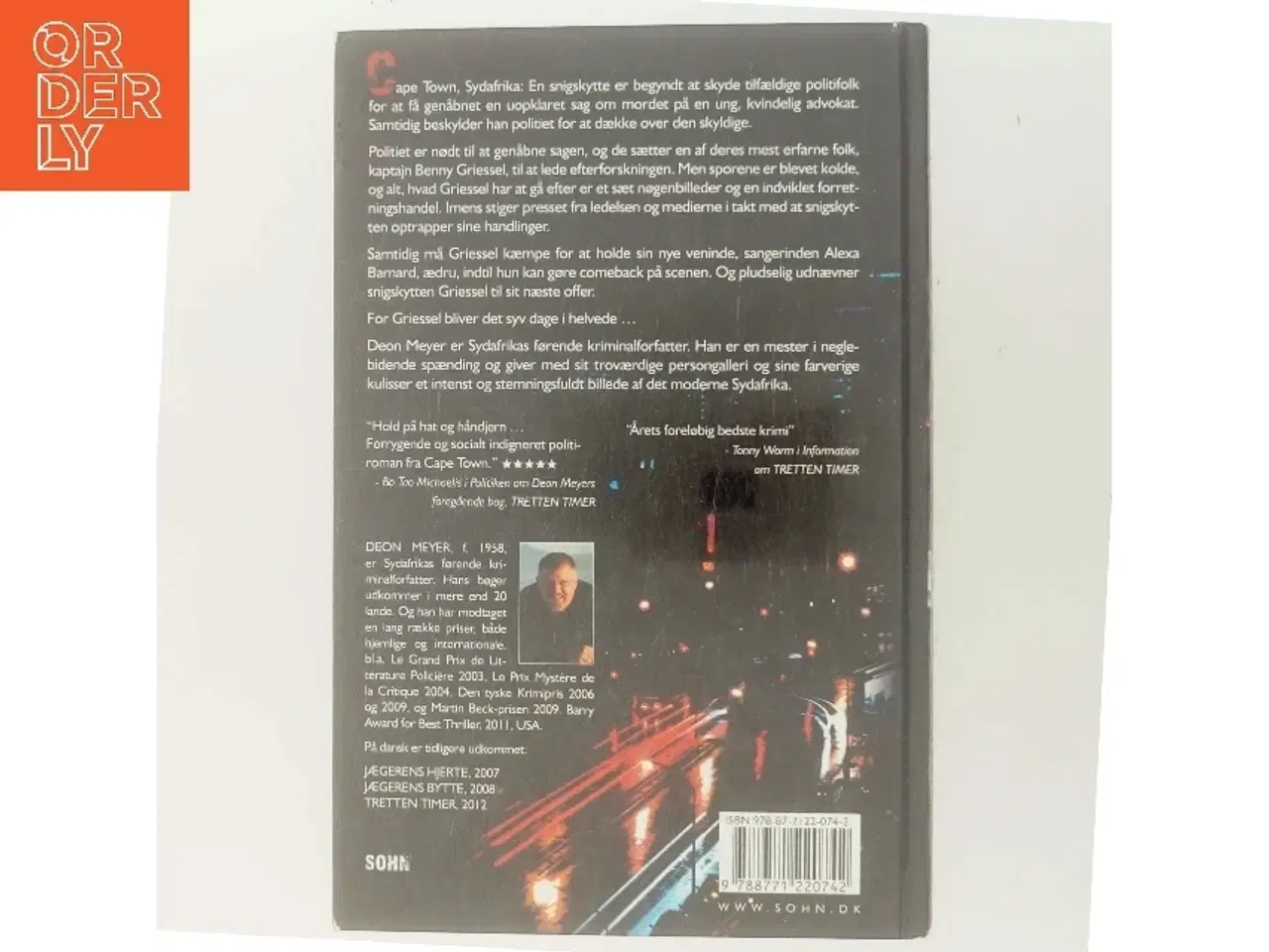 Billede 3 - Syv dage : kriminalroman af Deon Meyer (Bog)
