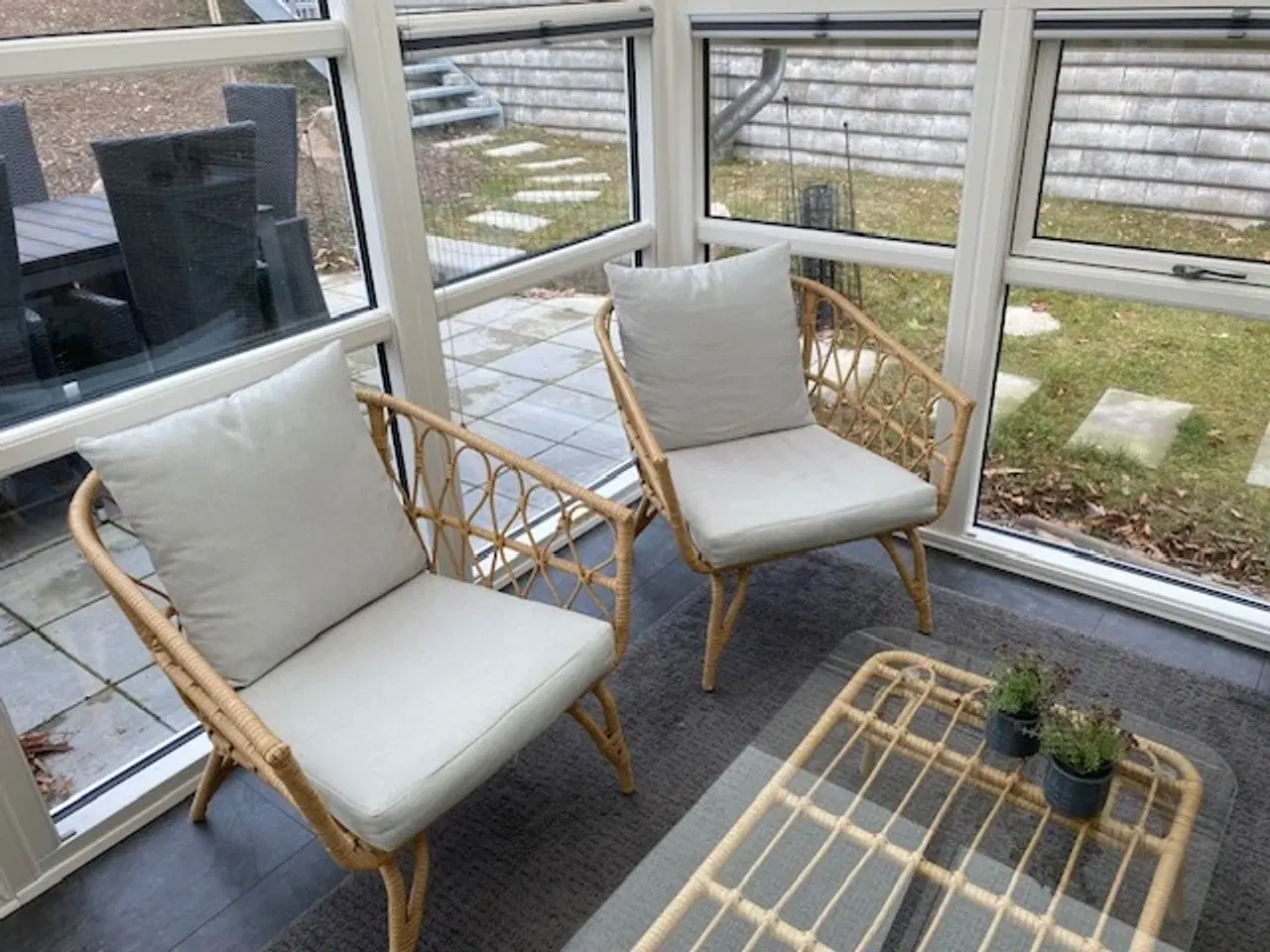 Billede 4 - Sofa sæt bestående af sofa + bord + 2 stole