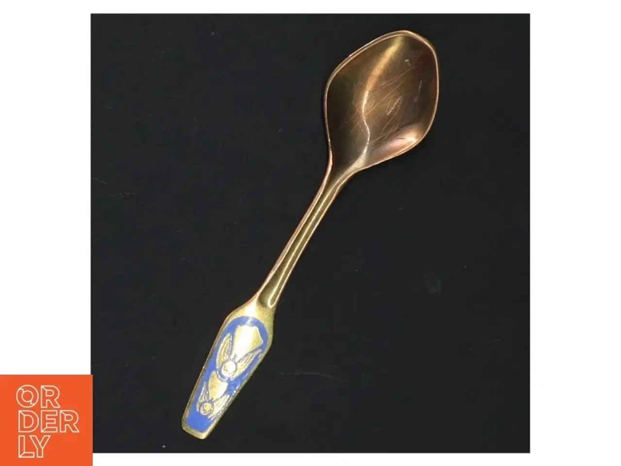 Billede 6 - Antik metalske med blåt emblem fra Meka Denmark (str. Længde, 11 cm)