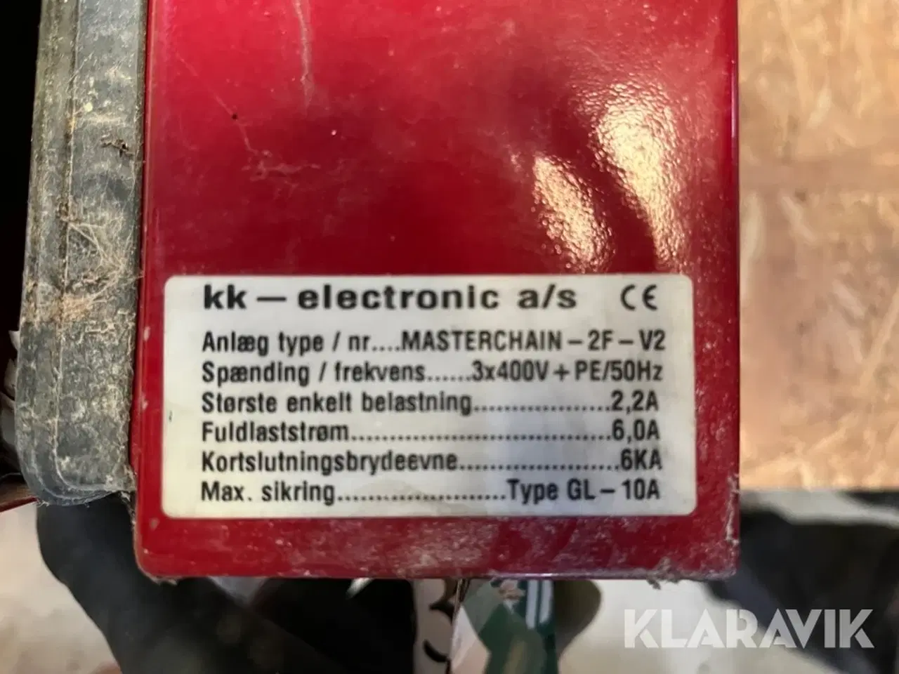 Billede 7 - Styring til foderanlæg EGEBJERG MASTER Chain