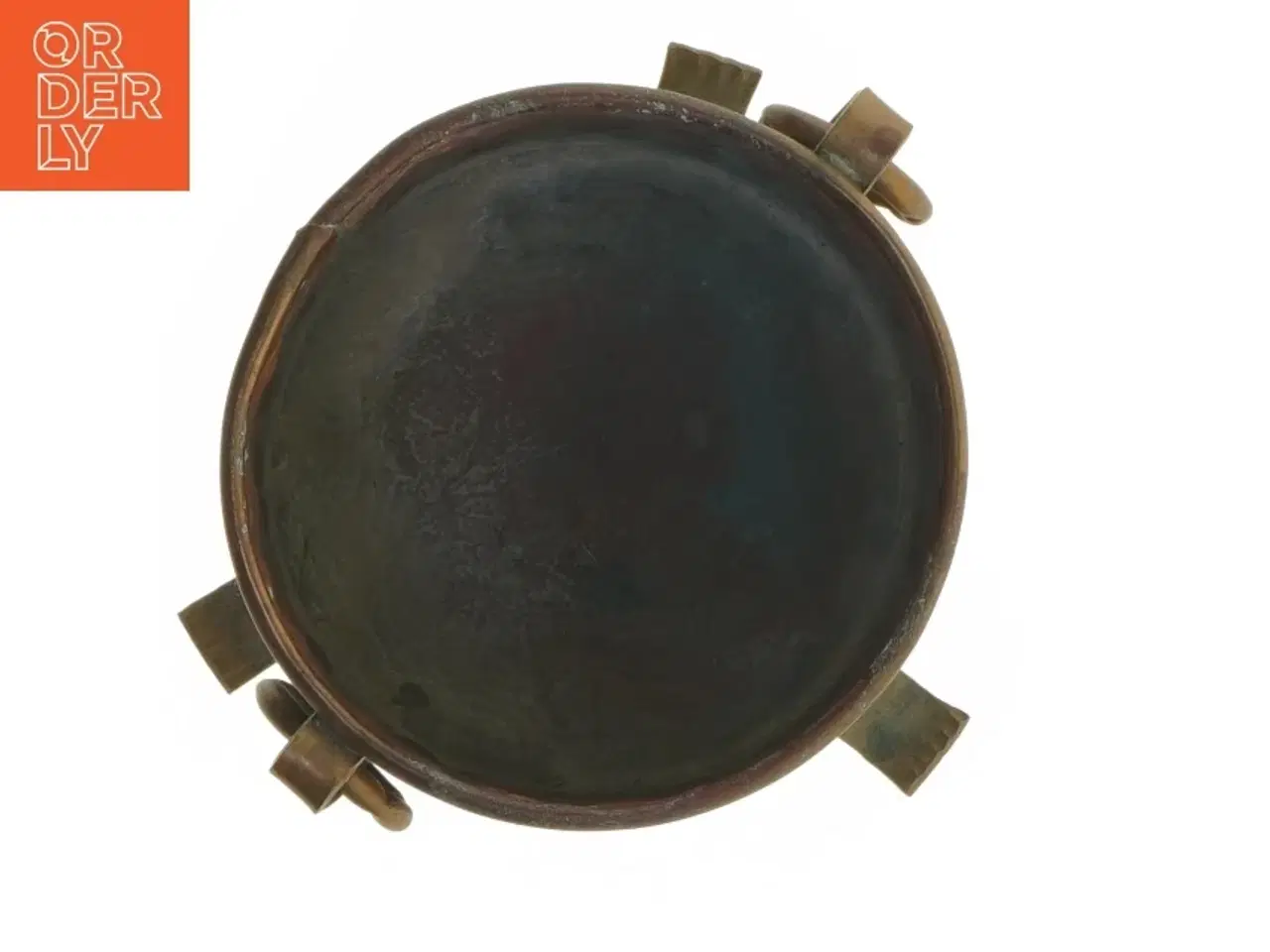 Billede 3 - Kobber plantekrukke med ben (str. Ø 11 cm)