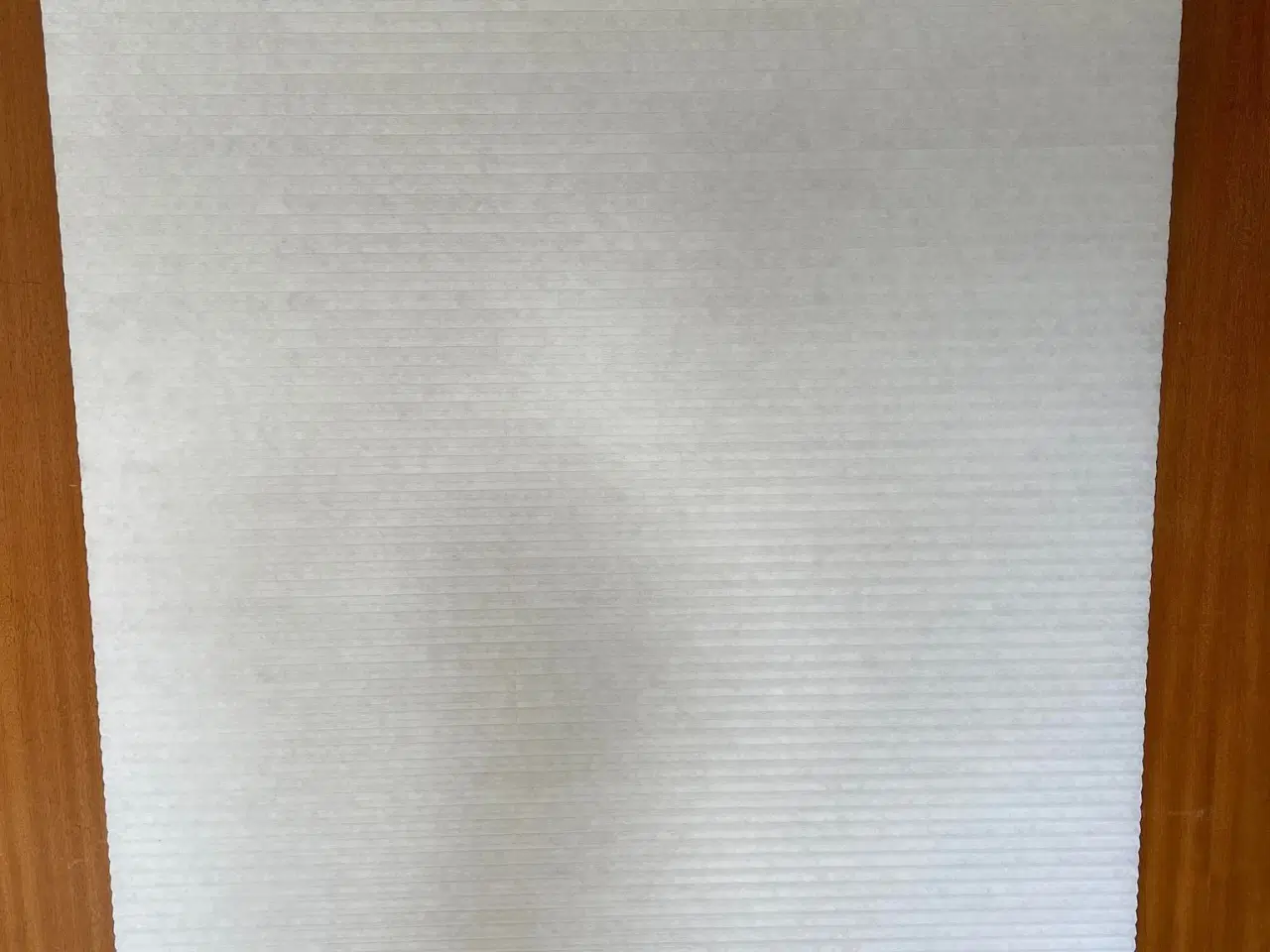 Billede 1 - Hvid plissegardin uden snore.