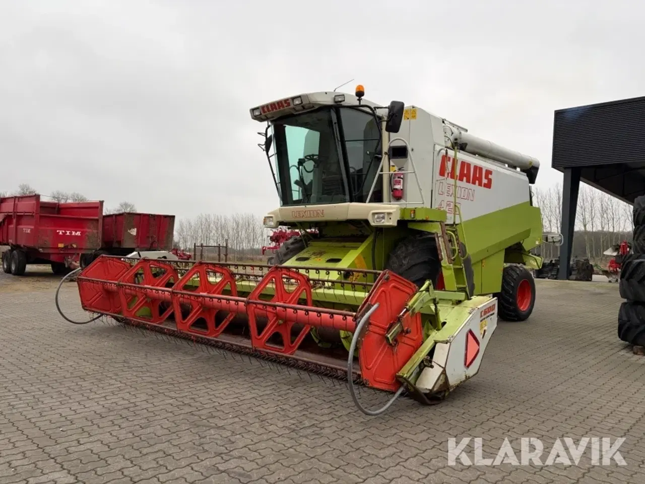 Billede 1 - Mejetærsker Claas Lexion 420 med C600 skærebord