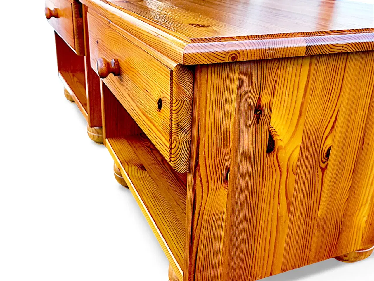 Billede 7 - Sengeborde i massivt fyrretræ – sæt af 2