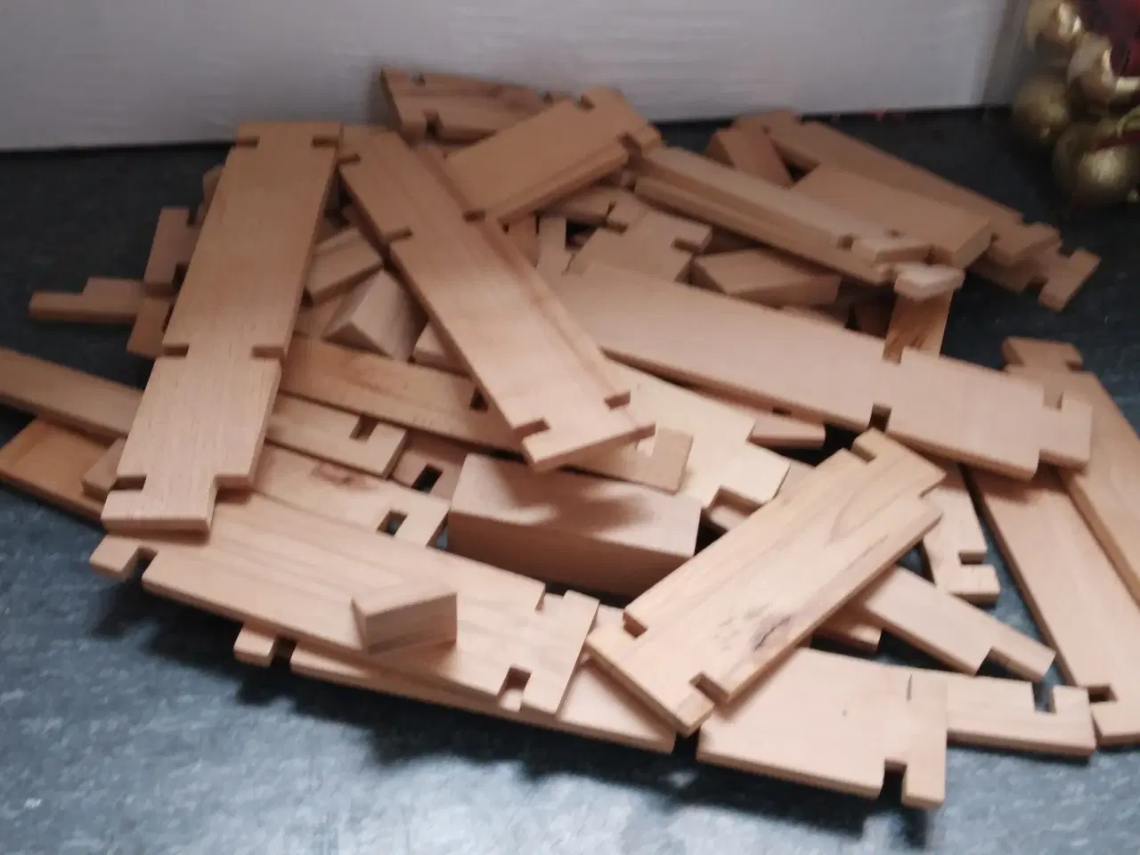 Billede 1 - SOLGT    Byggeklodser i træ