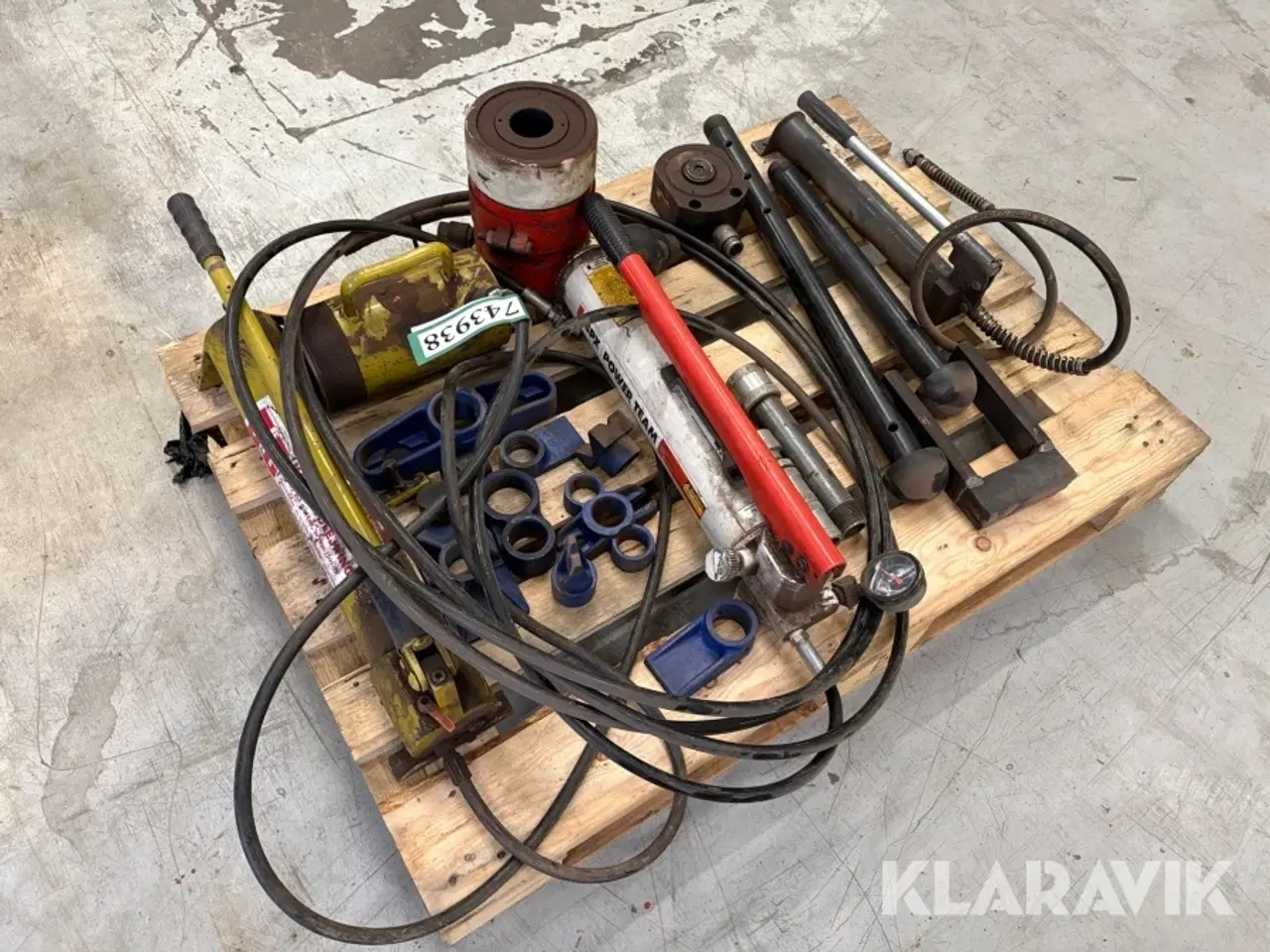 Billede 1 - Assorterede hydraulik dele - 1 palle