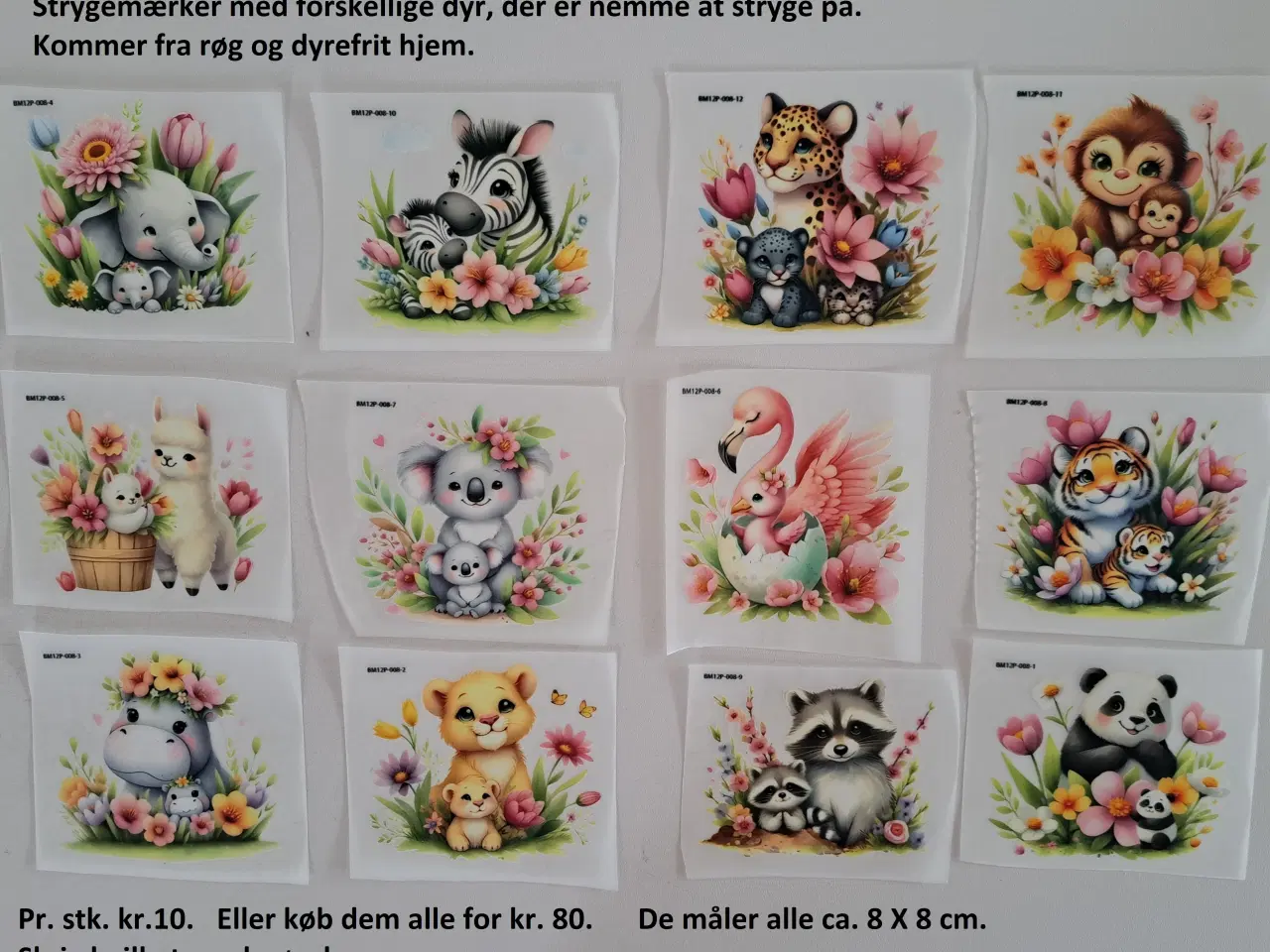Billede 3 - Strygemærker med traktor, lasbiler m.m. og dyr. 