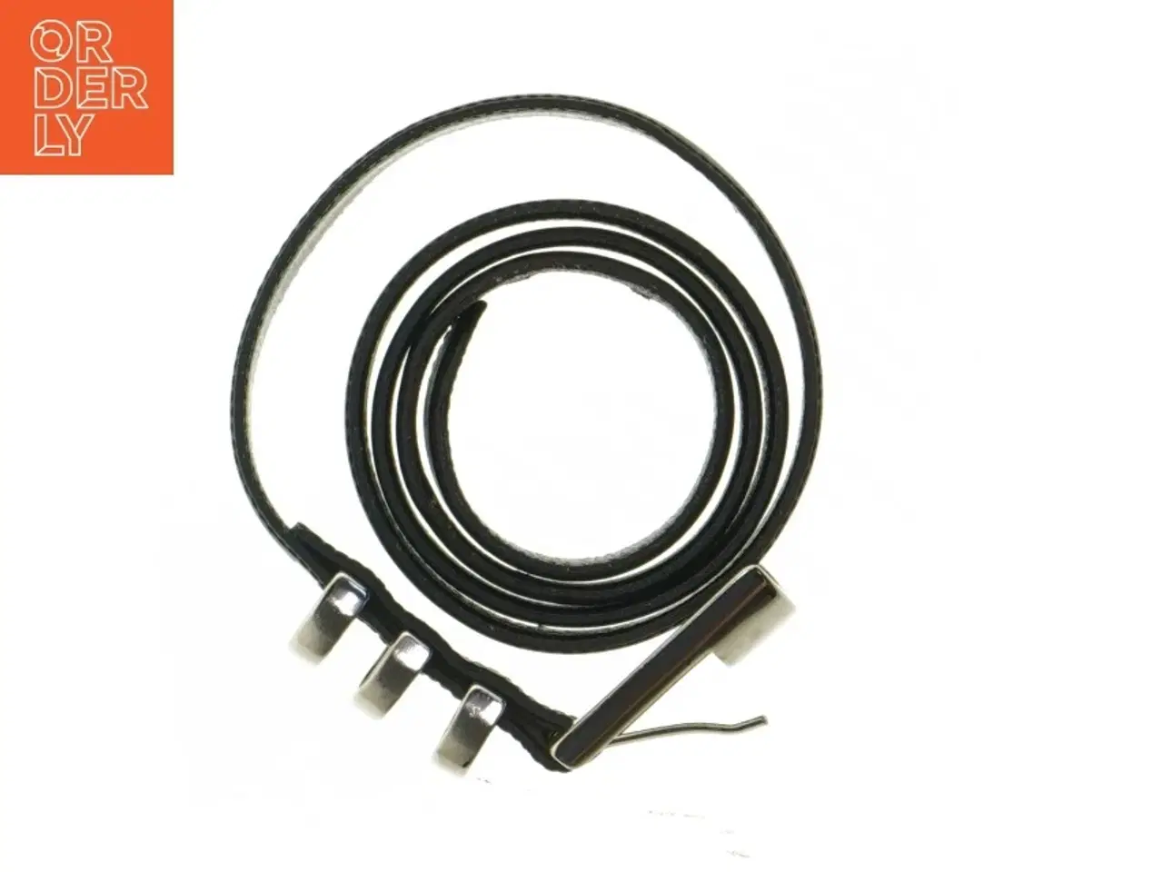 Billede 2 - Bælte med metalspænde (str. 105 cm)