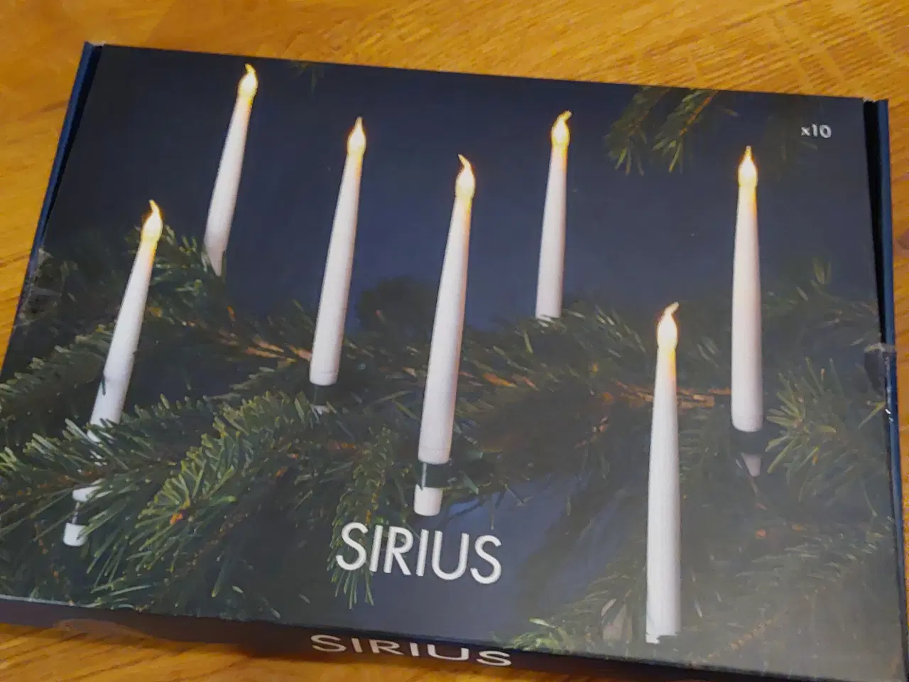 Billede 1 - SIRIUS 10 stk juletræslys med klips 