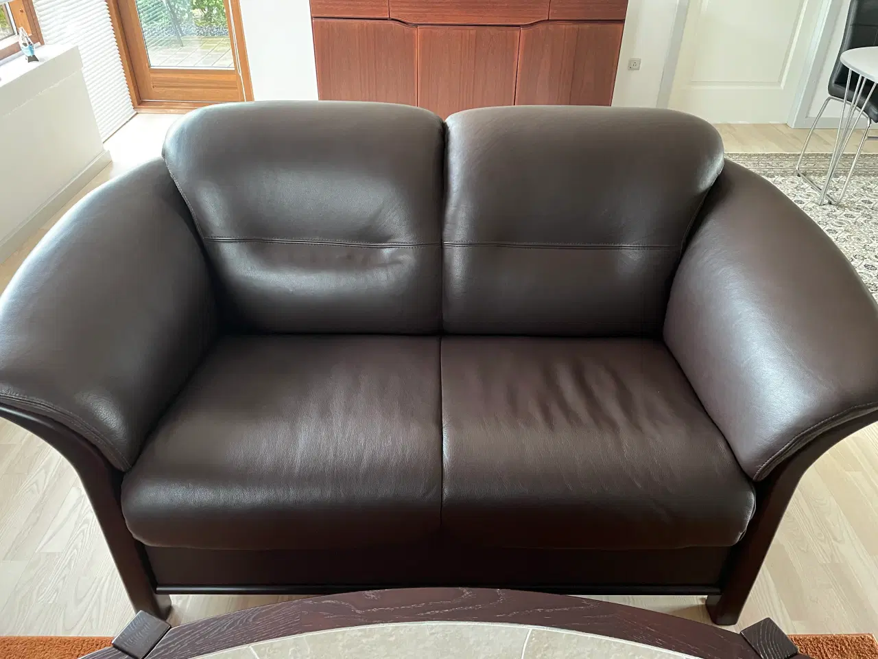 Billede 1 - Lædersofa