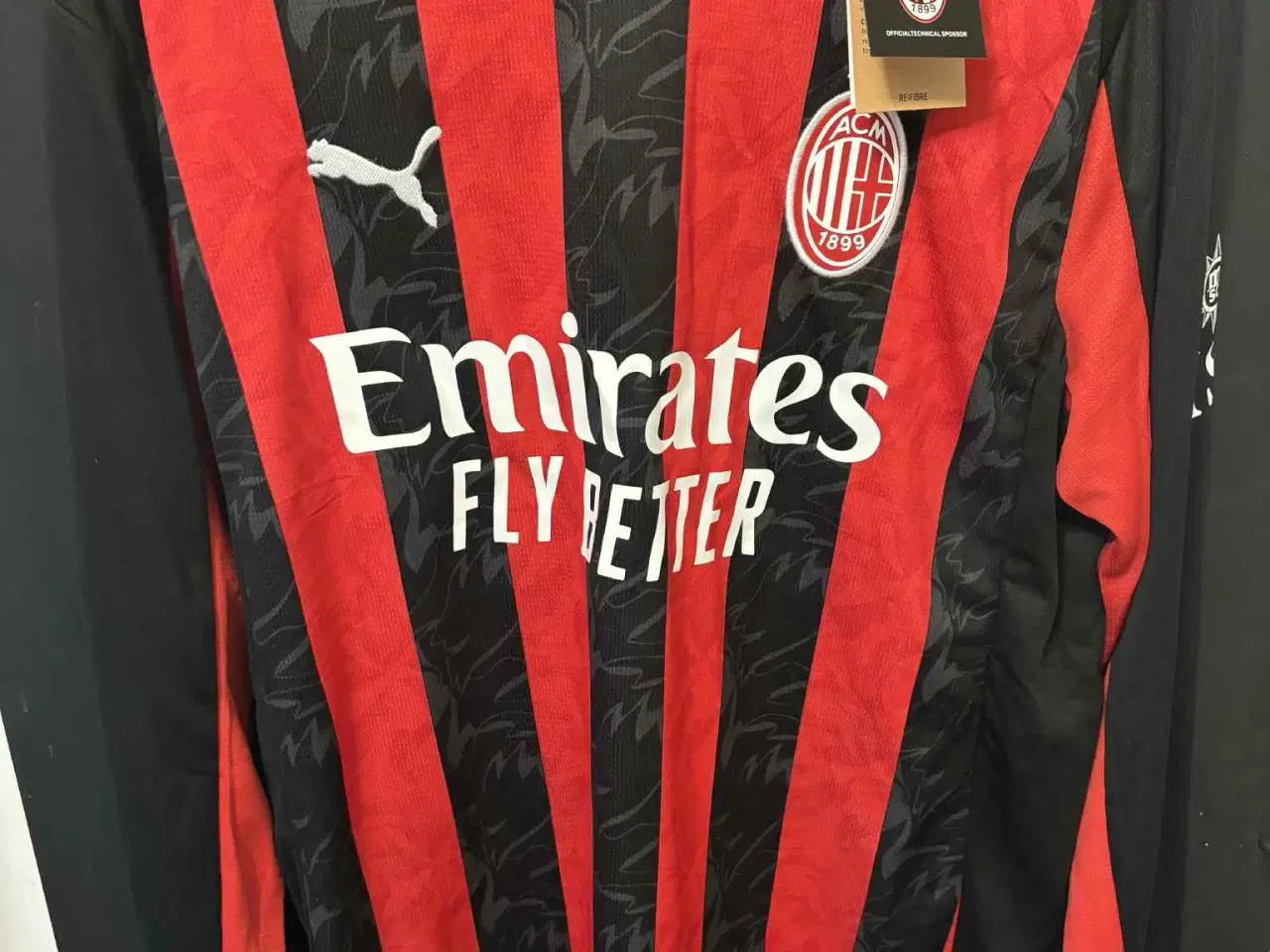 Billede 1 - Langærmet Fodbold trøje AC Milan 