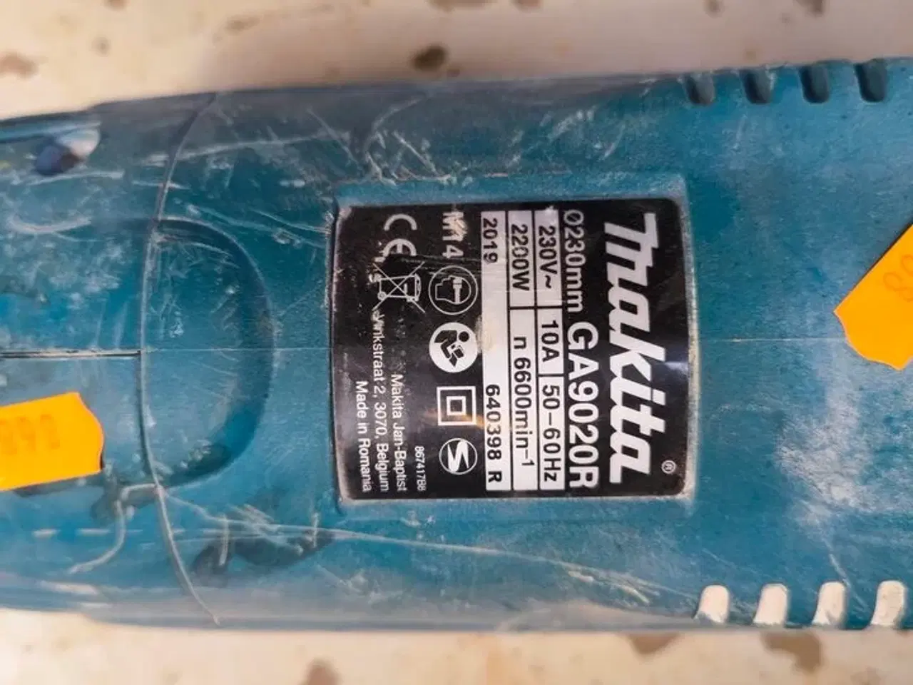 Billede 2 - Vinkelsliber MAKITA GA9020R