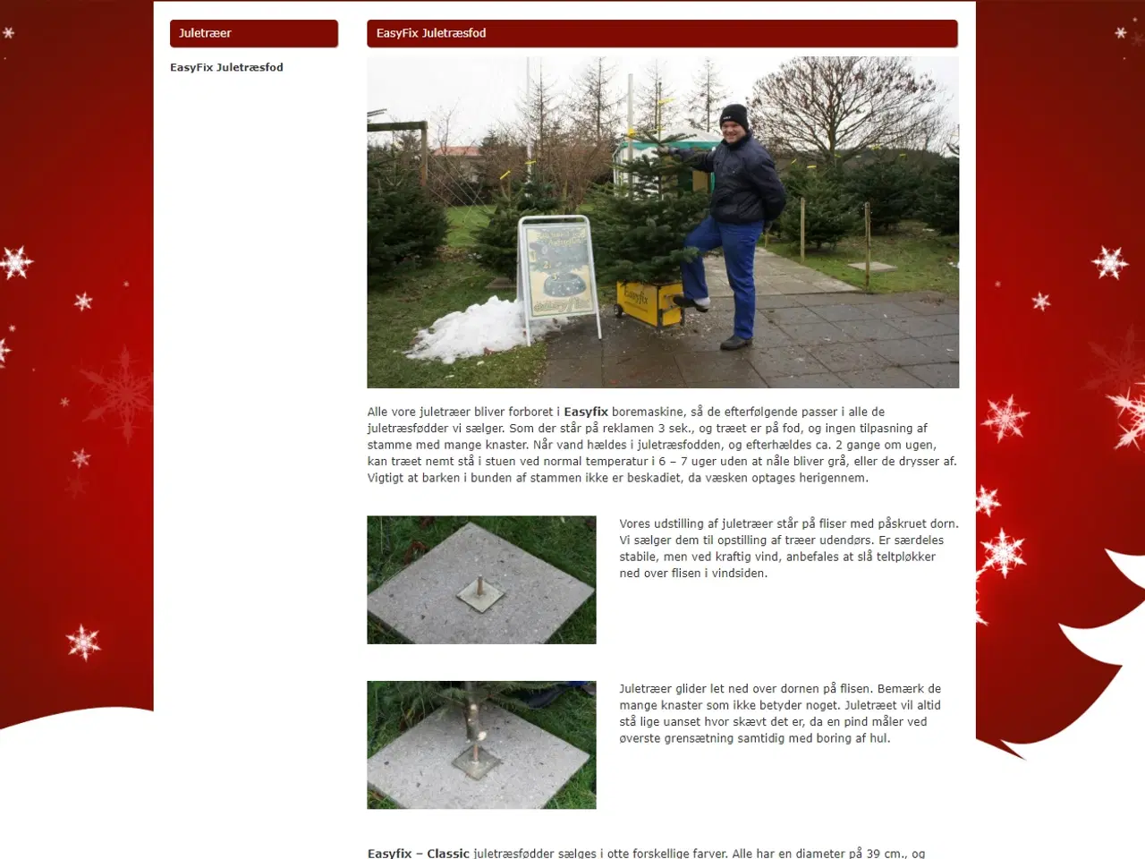 Billede 2 - EasyFix Juletræ fodsystem