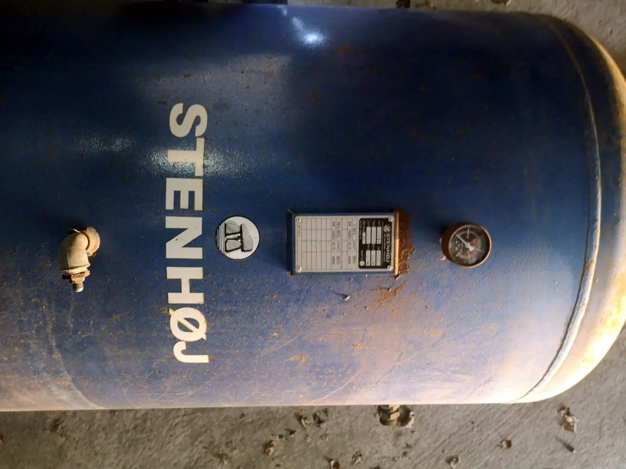 Billede 1 - Kompressortank - 1000 liter “Stenhøj” 14 bar