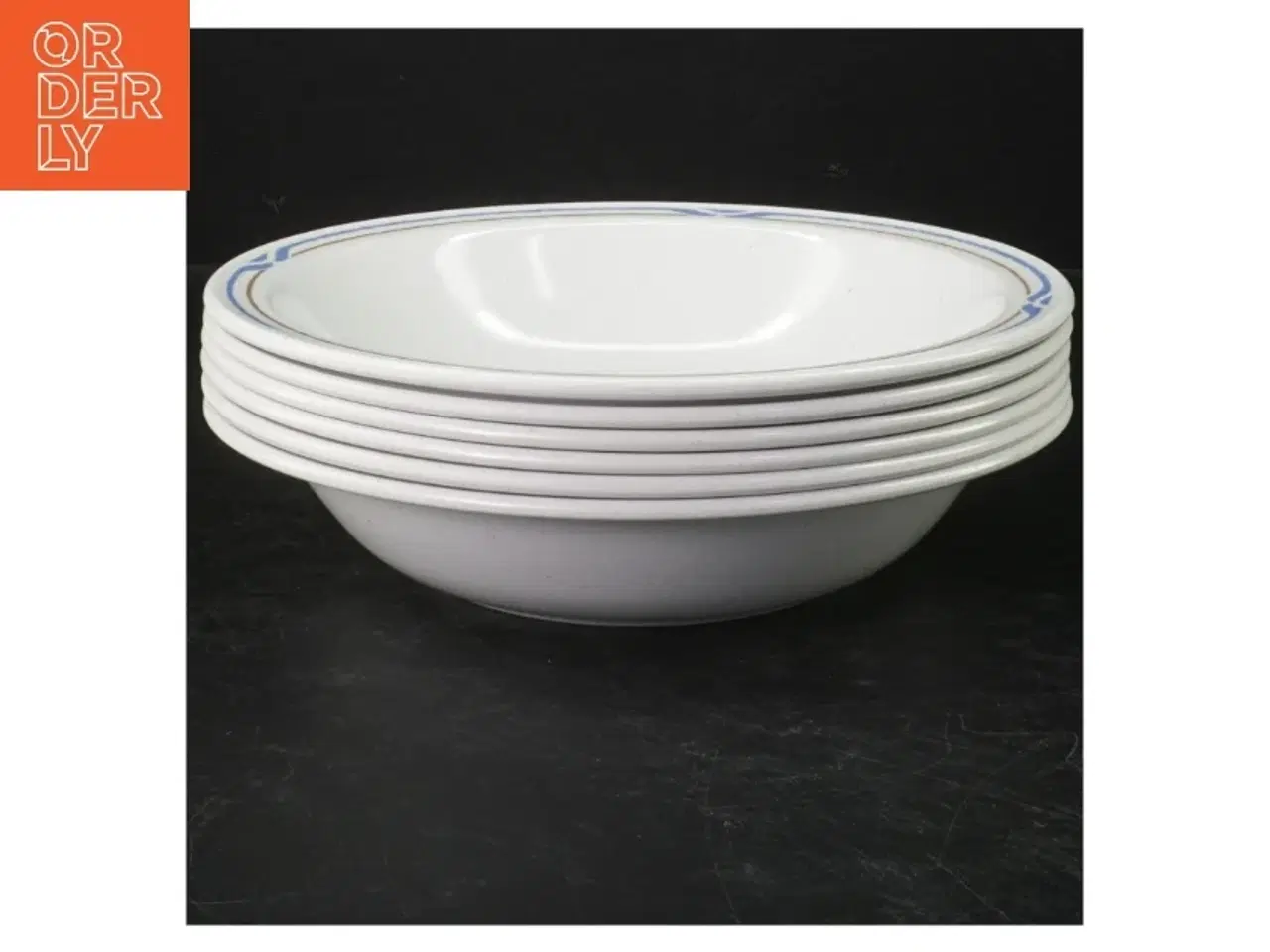 Billede 1 - Seks dybe tallerkener fra Waca (str. Ø. 21 cm. 6 stykker)