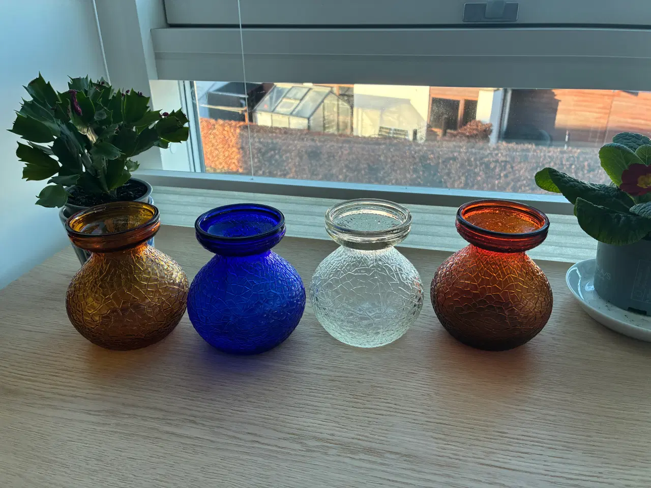 Billede 1 - Ældre hyacintglas fra Fyens Glasværk - Holmegaard