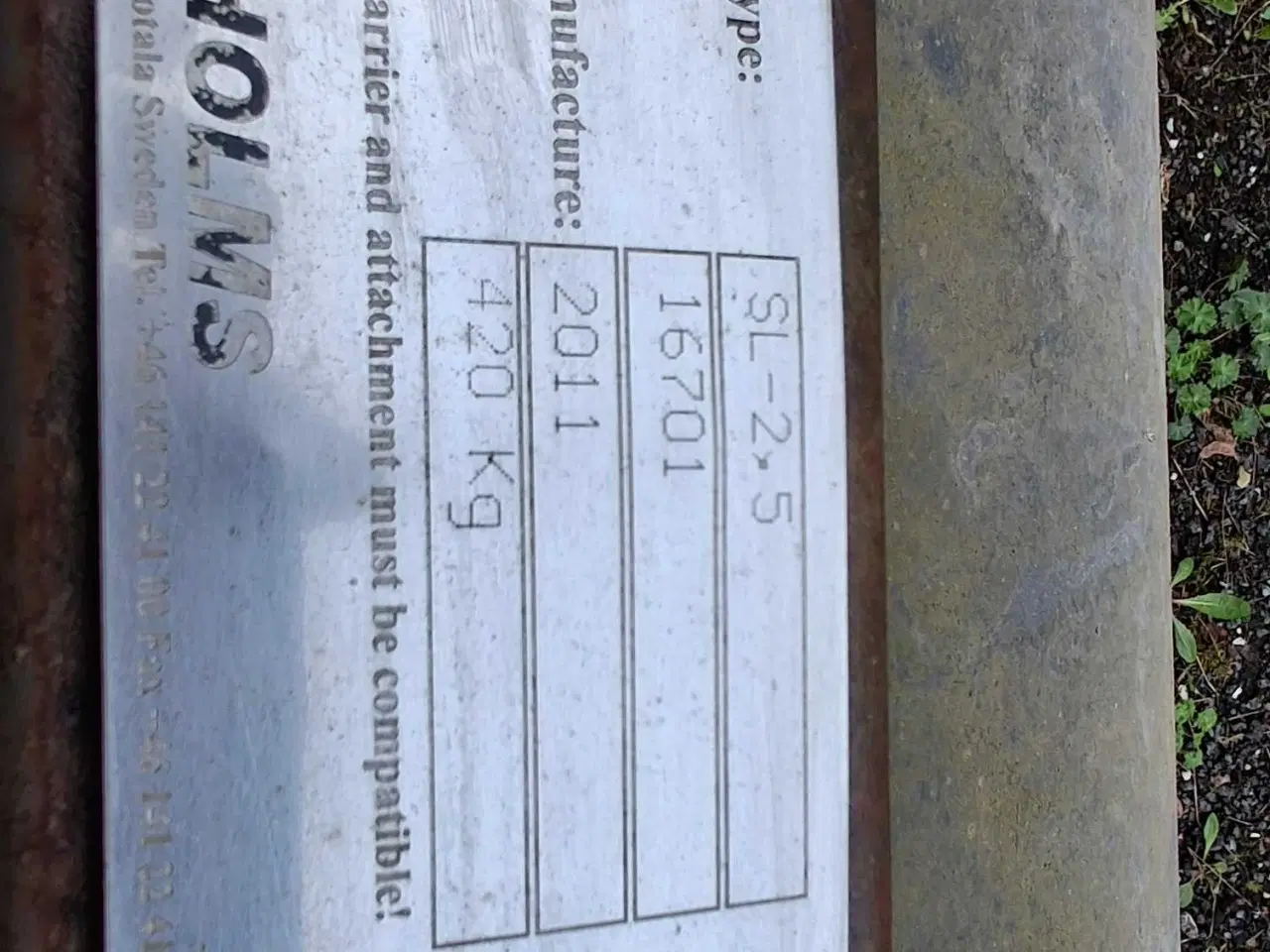 Billede 4 - Hydraulisk kost Holms