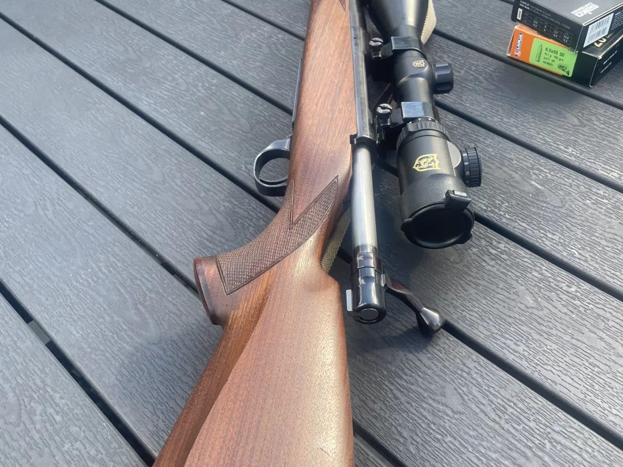 Billede 4 - Jagtriffel med kikkert og ammunition