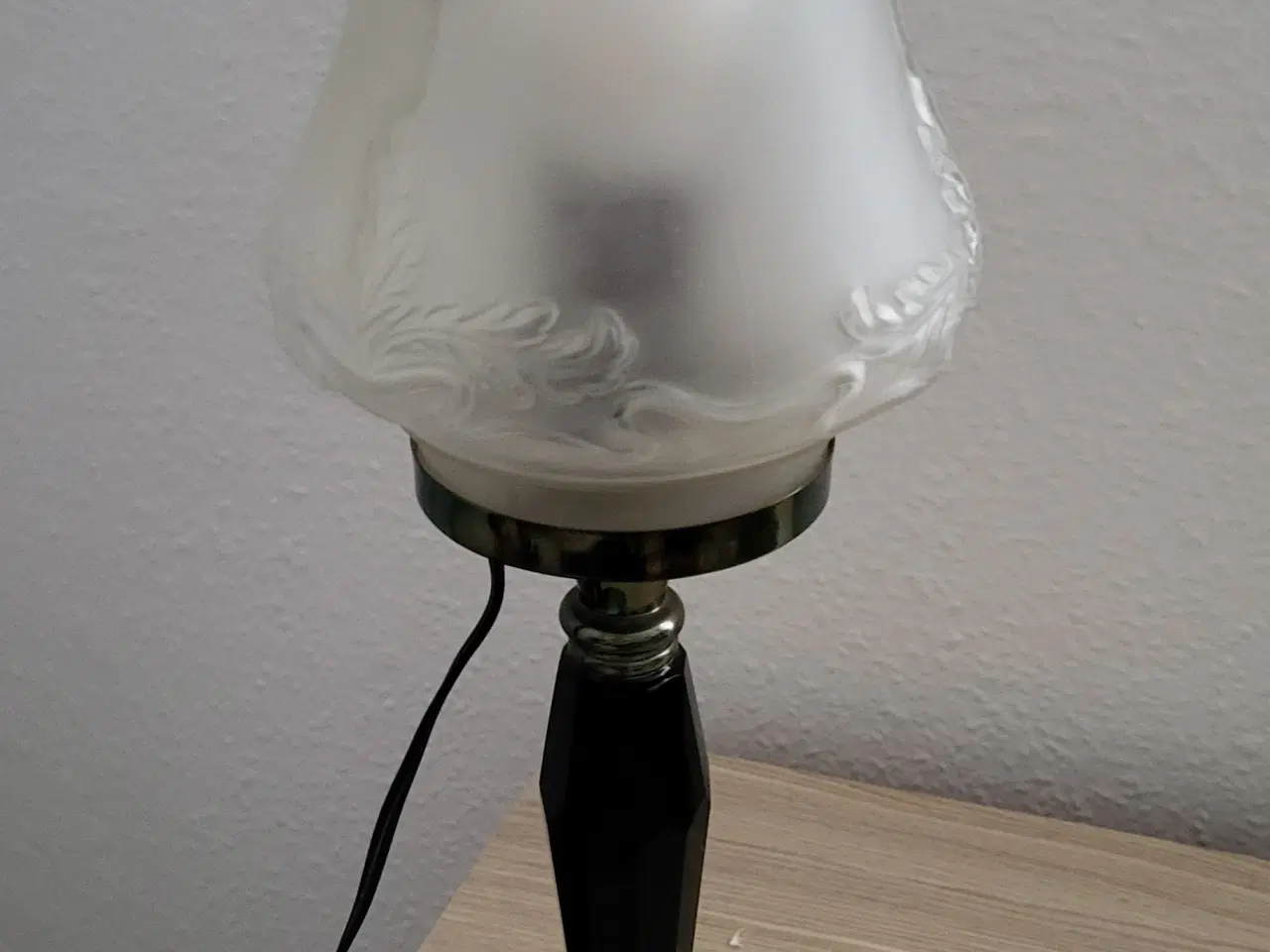 Billede 1 - Antik bordlampe 