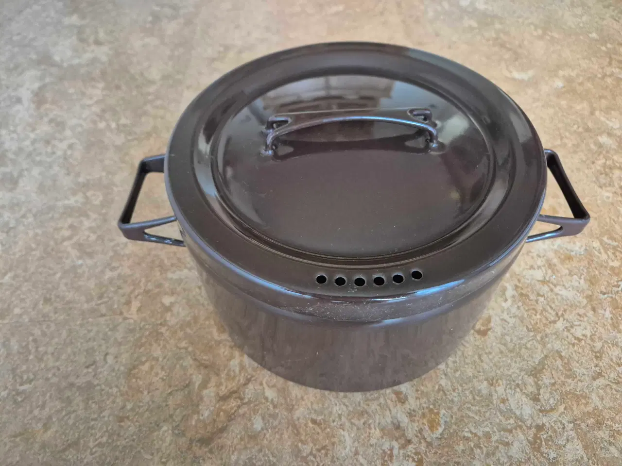 Billede 1 - Arabia emaljeret gryde med låg 