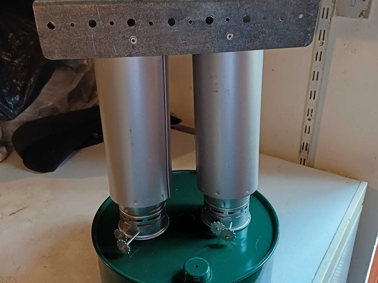 Billede 1 - Drivhusvarmer med 2 dob brændere