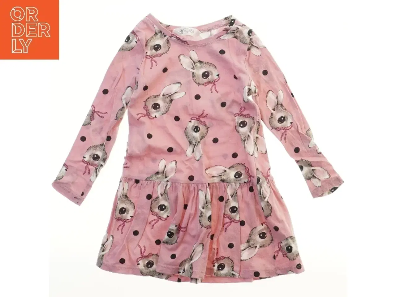 Billede 1 - Børnekjole med kaninprint fra H&M (str. 104)