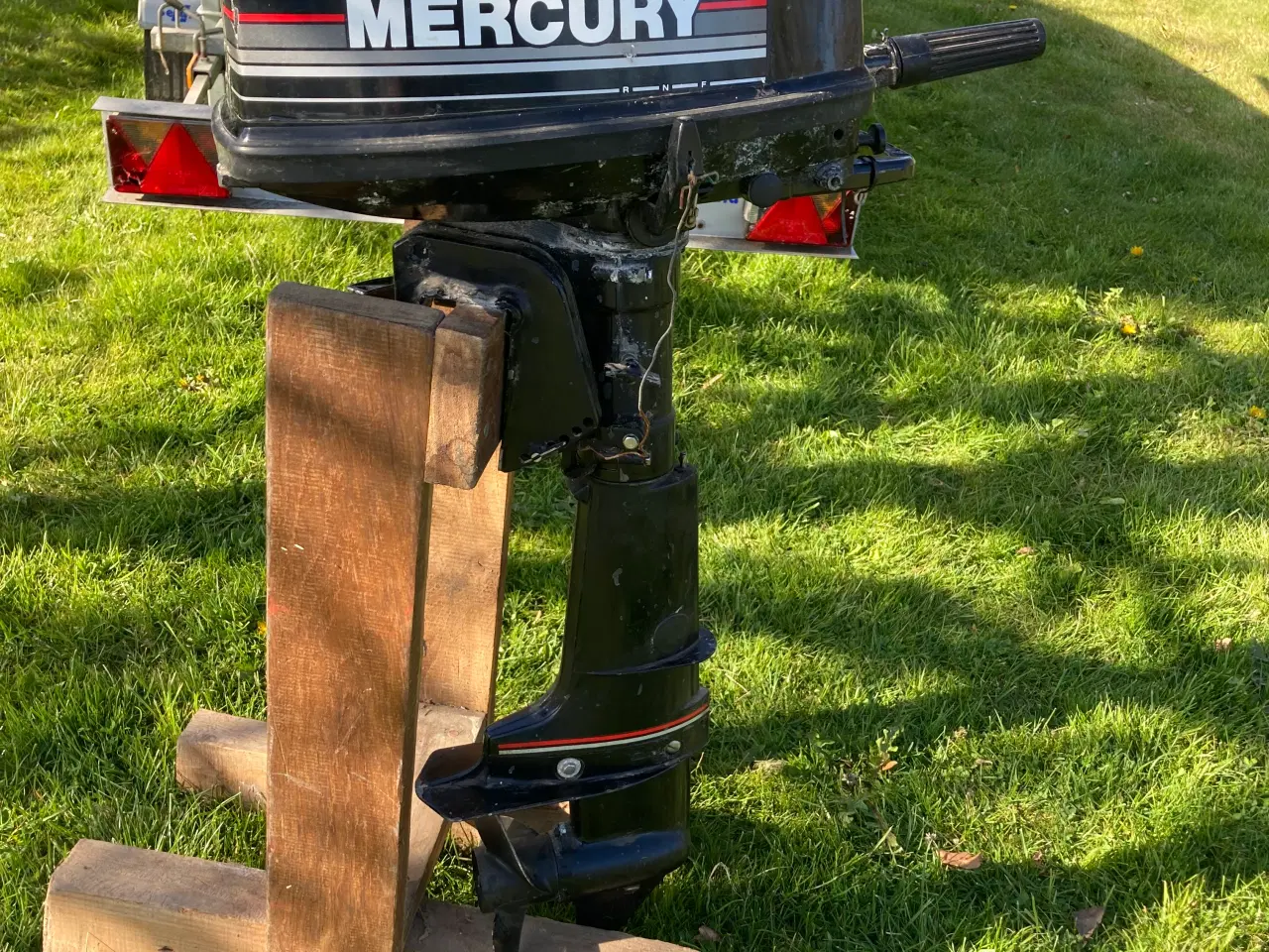 Billede 5 - Theri 385 jolle med ophalervogn og påhængsmotor