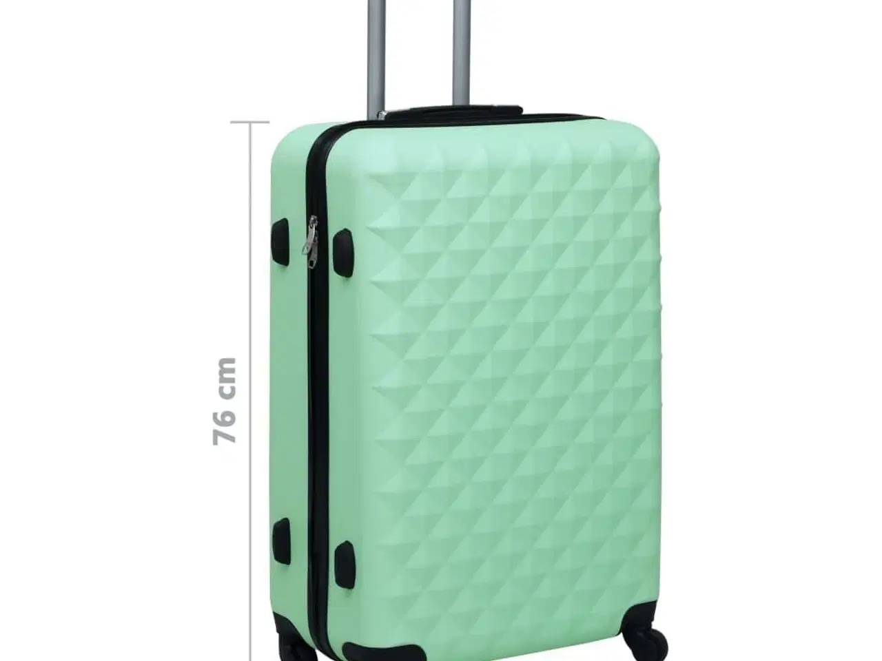 Billede 7 - Hardcase-kuffert ABS mintgrøn