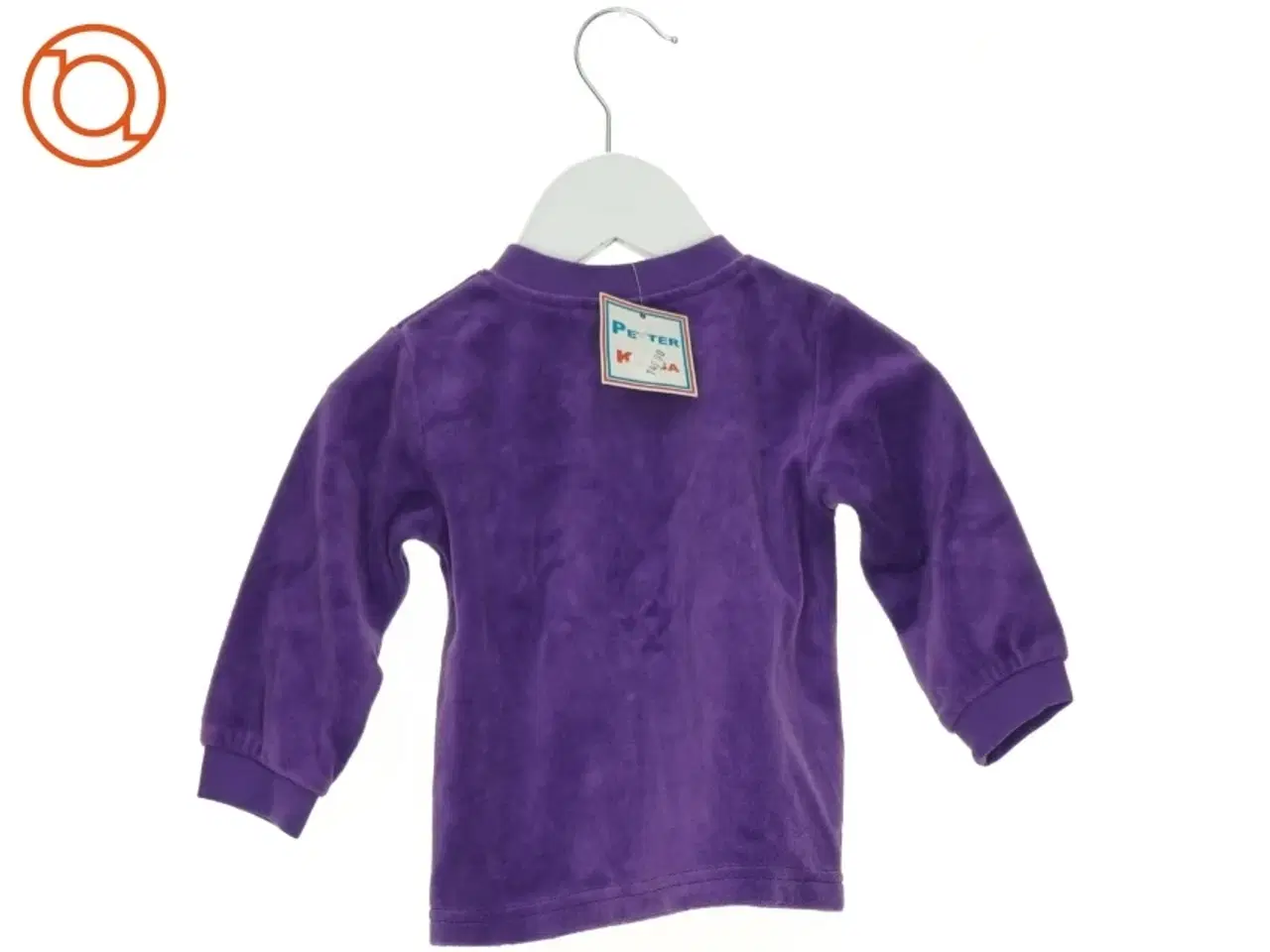 Billede 2 - NY MED PRISMÆRKE Velour Trøje med Lynlås (str. 74 cm)