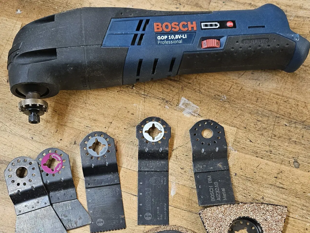 Billede 1 - Bosch Pro Multicutter 12V med 7 klinger..