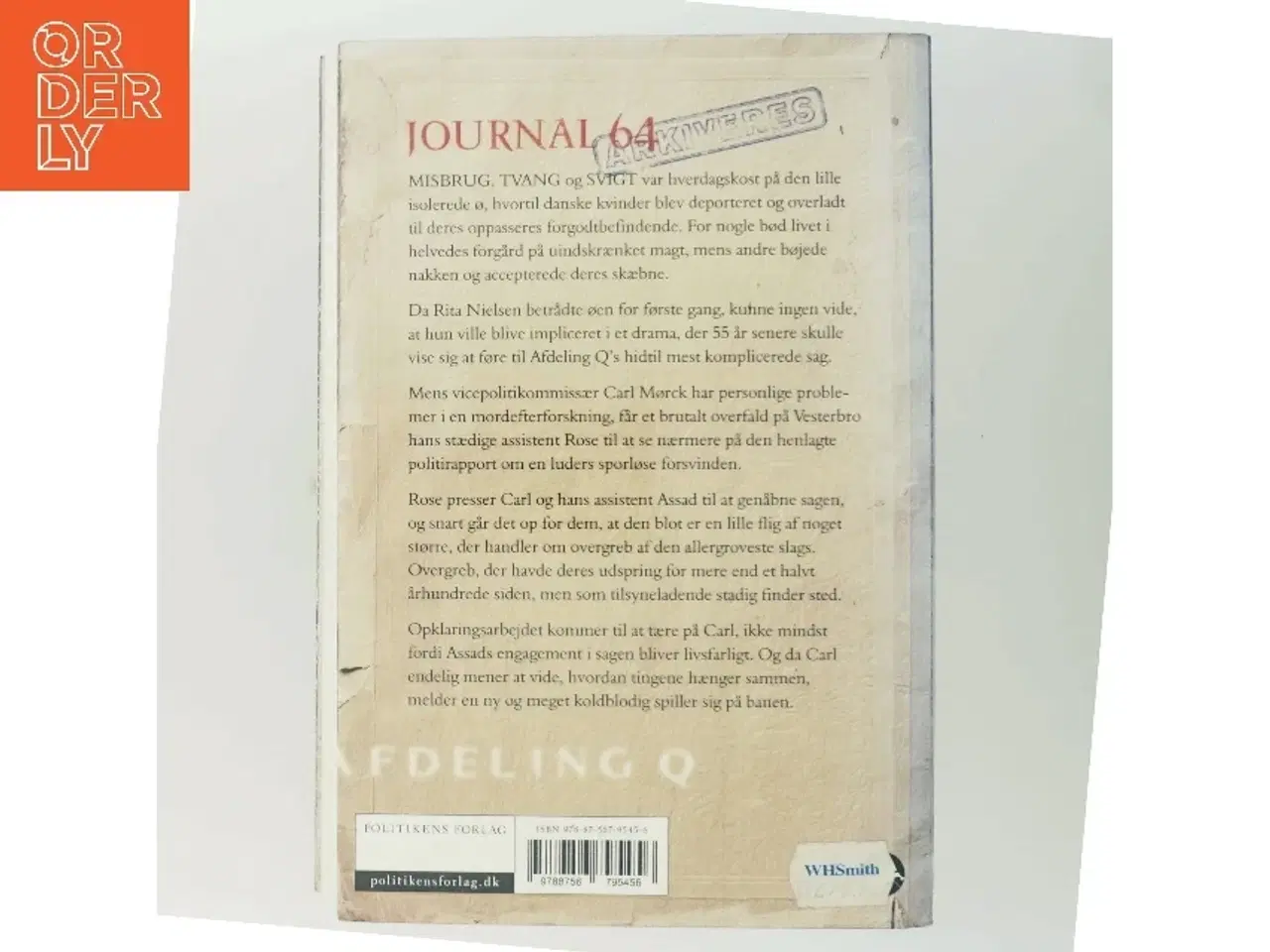 Billede 3 - Journal 64 : krimithriller af Jussi Adler-Olsen (Bog)