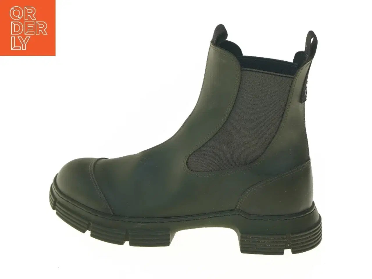 Billede 1 - Ganni. Nypris 2600kr. Grønne støvler, størrelse 41 fra Ganni (str. 41 )