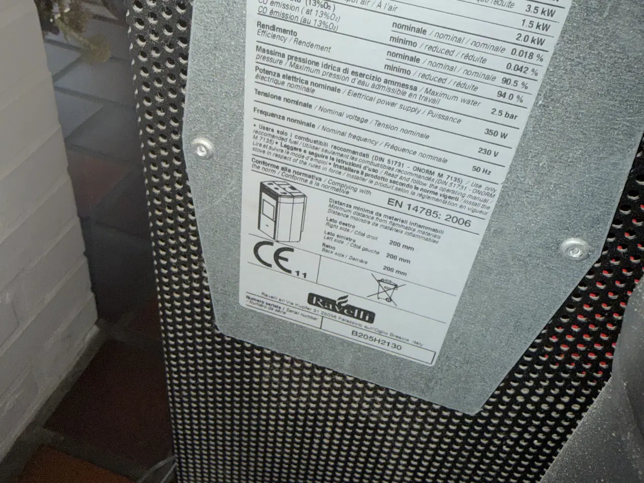 Billede 1 - Pilleovn med centralvarme 