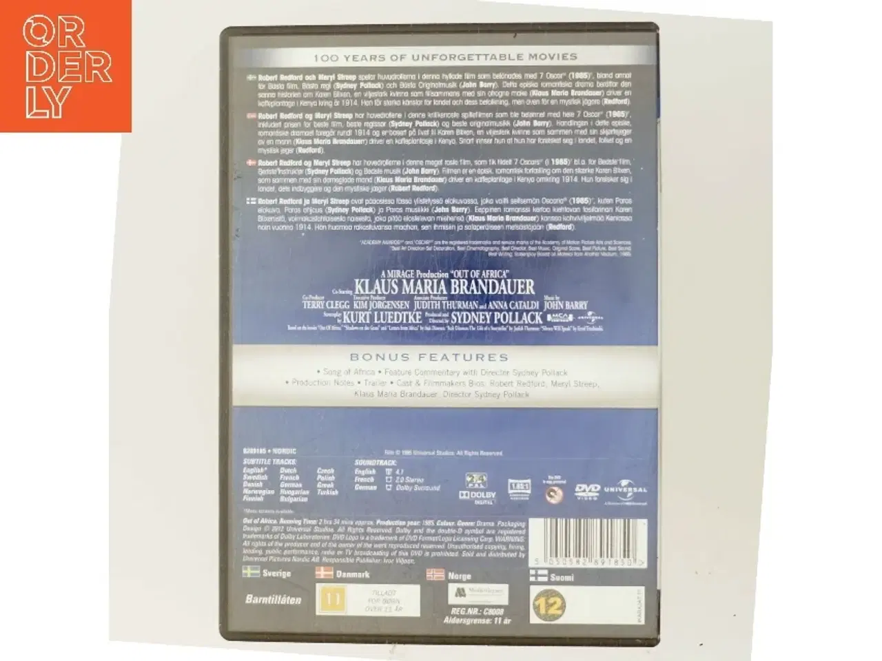 Billede 3 - Universal Pictures 100th Anniversary Edition med Robert Redford (DVD)