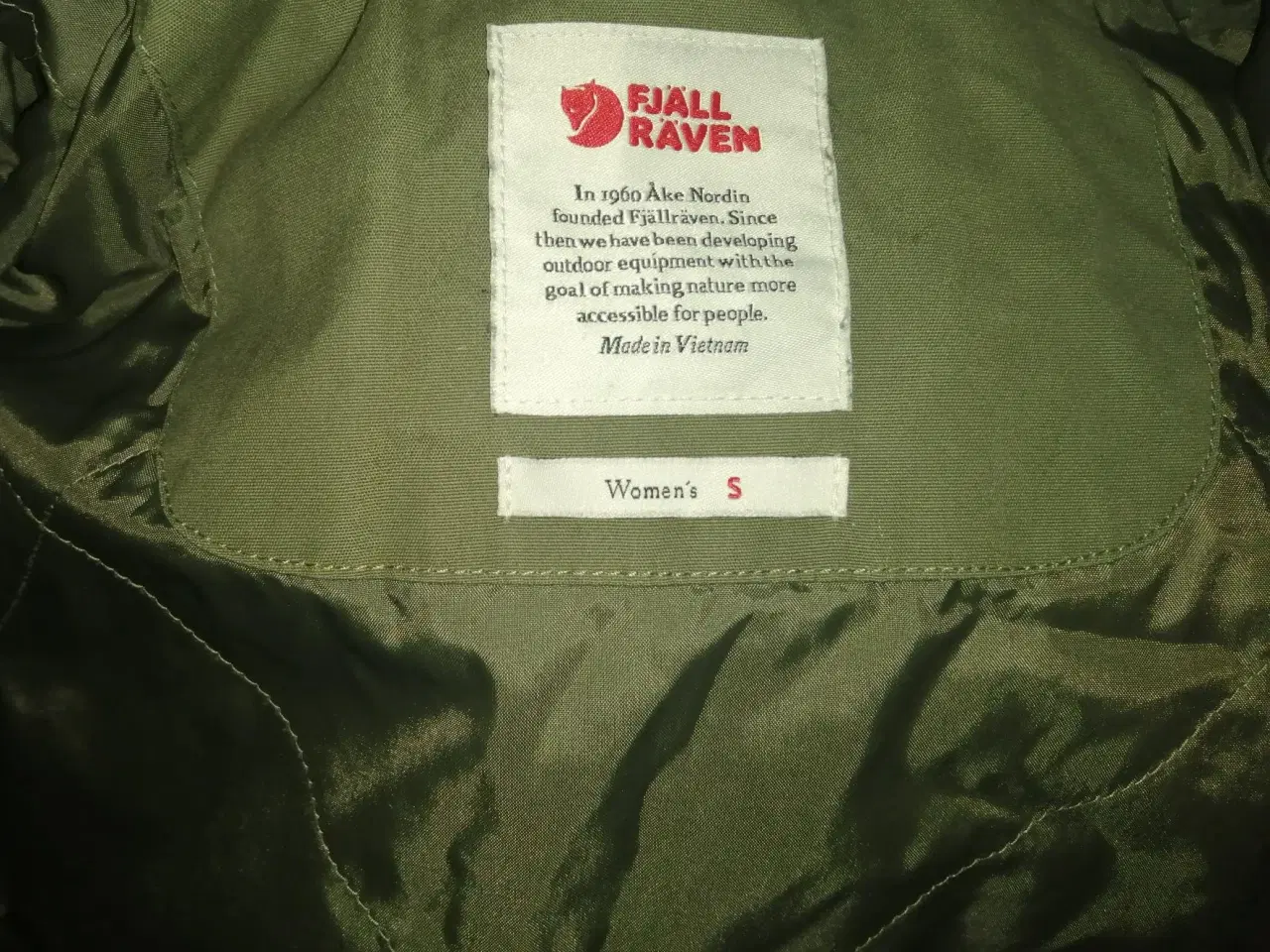 Billede 5 - FJÄLLRÄVEN PARKA, STR. S, VIND/VANDTÆT, VELHOLDT