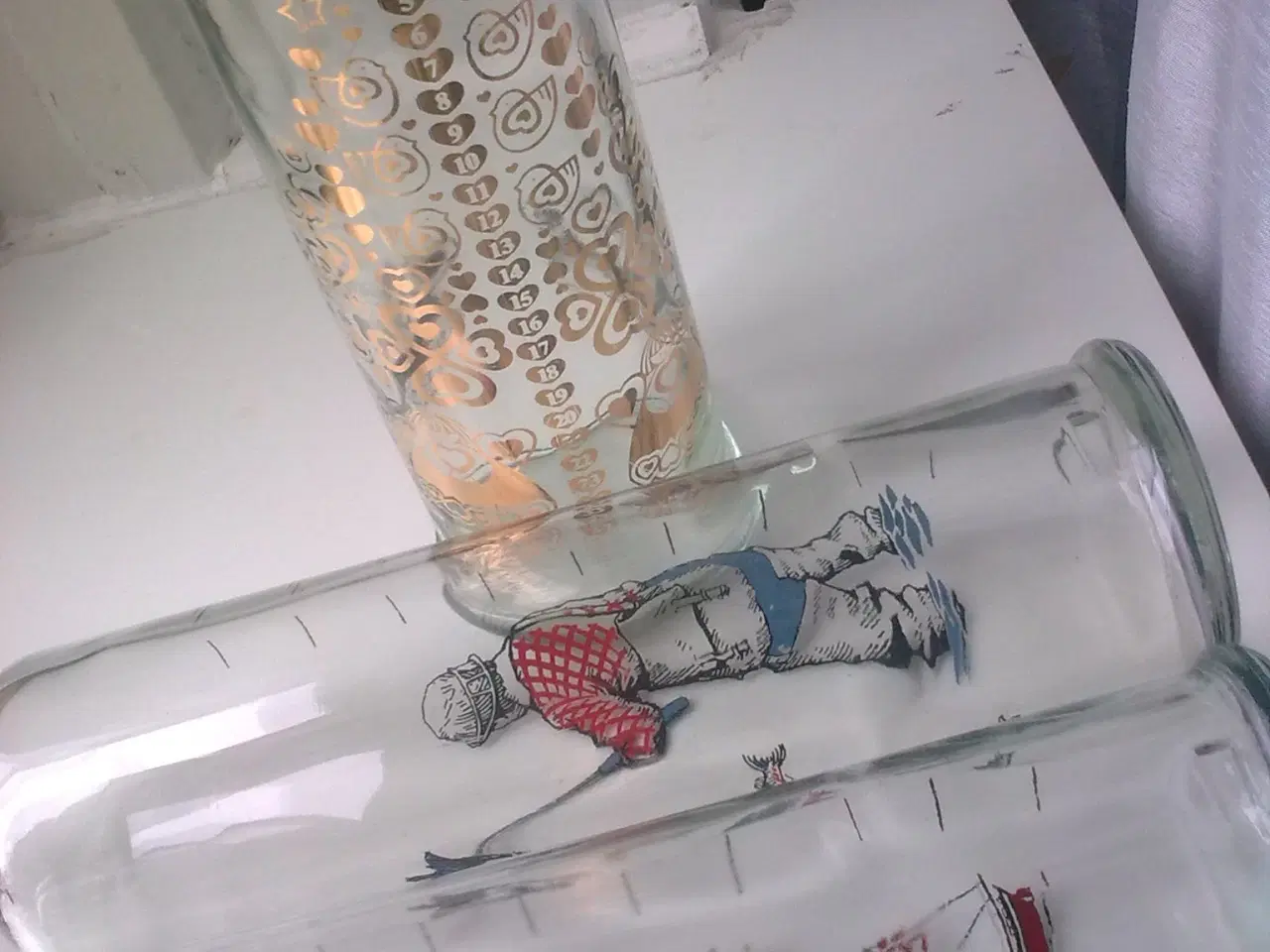 Billede 8 - Julekalender Holmegaard snapseflaske DIY VARIANTER