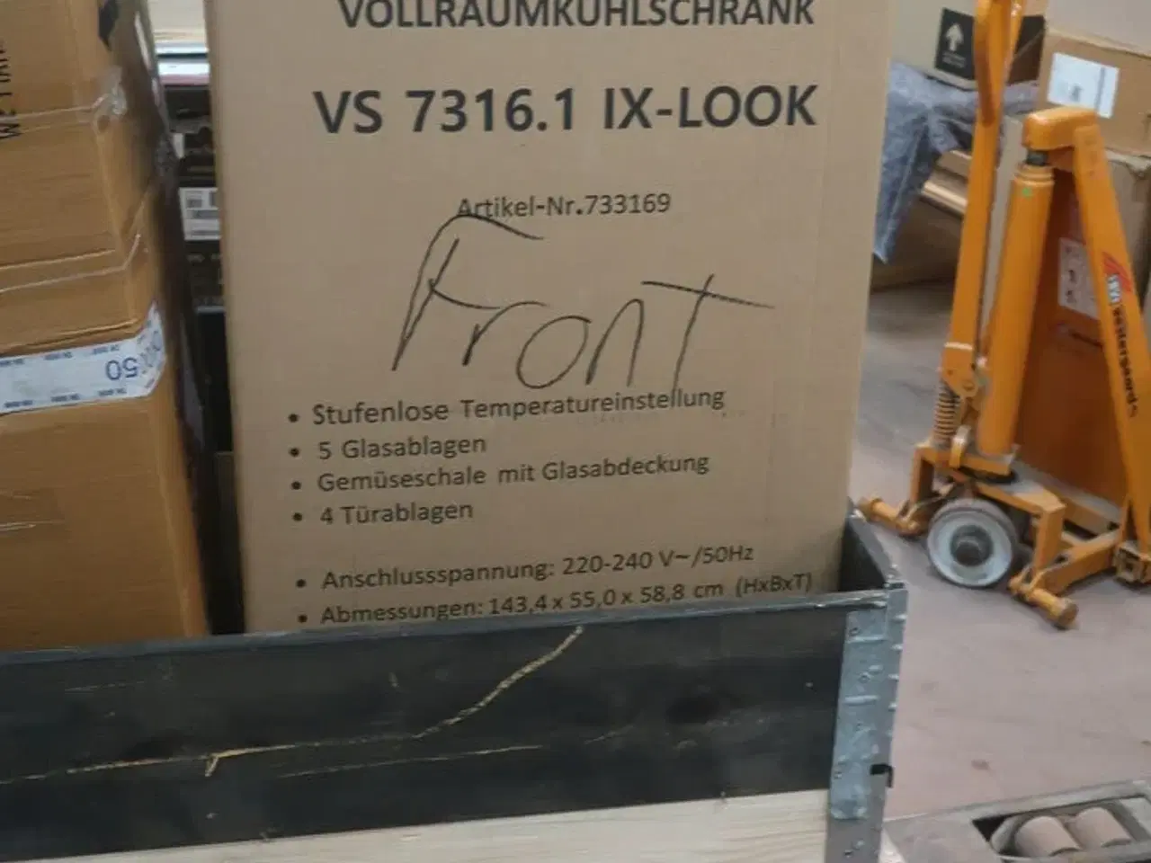 Billede 1 - Køleskabe BOMANN Model:VS7316.1 IX-LOOK 733169