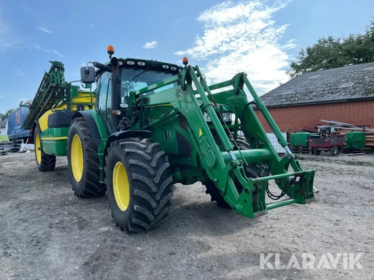 Billede 2 - Traktor John Deere 6150R med frontlæsser