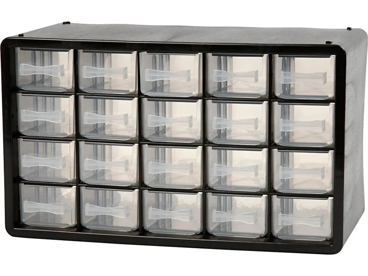 Billede 1 - Skuffereol, PC 20, str. 18,4x30,5x14,9 cm, hulstr. 55x37 mm, 1 sæt