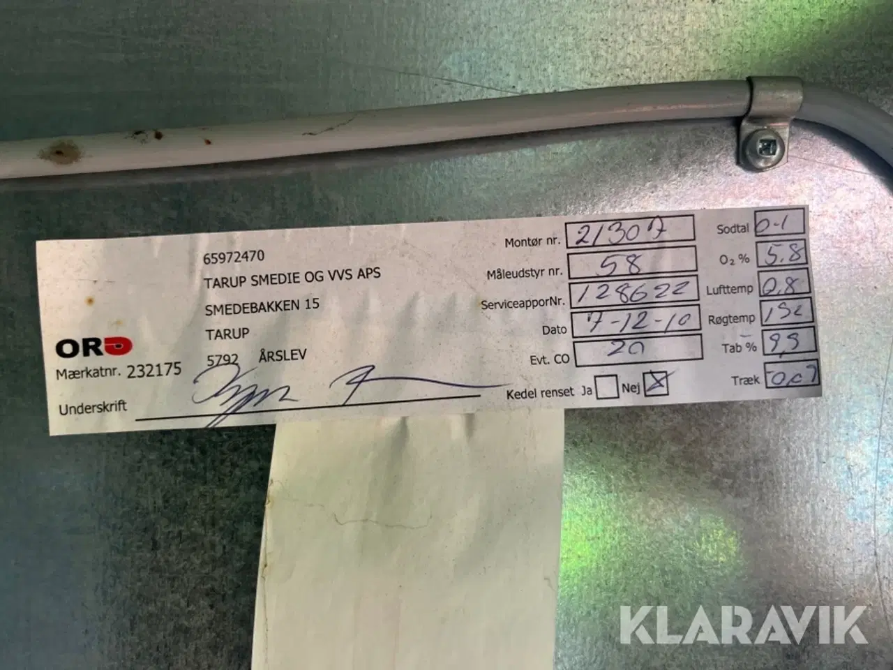 Billede 8 - Ventilationsanlæg med Diesel Fyr Davenka R8000O-D