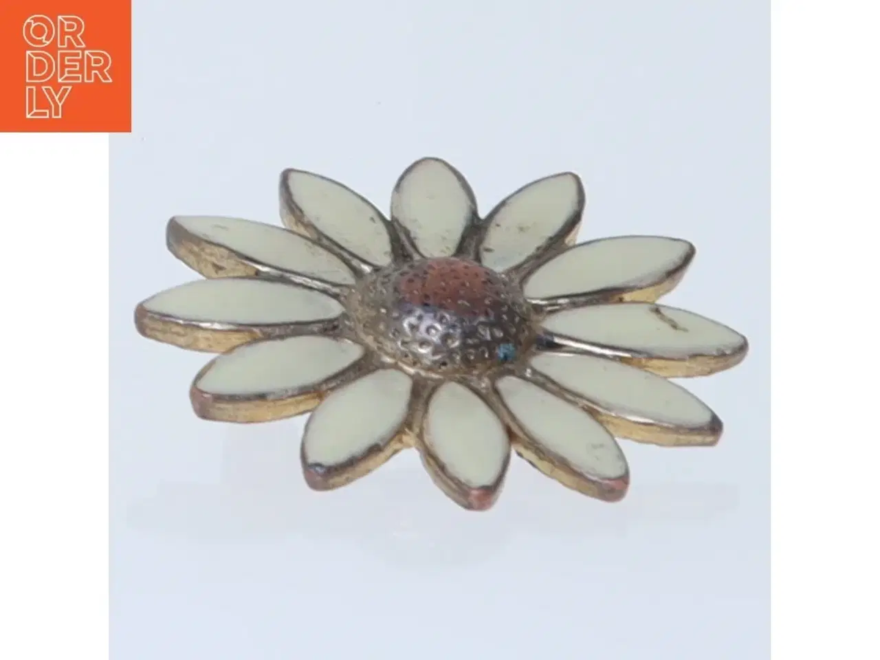 Billede 3 - Vintage marguerit broche (str. 3 cm)