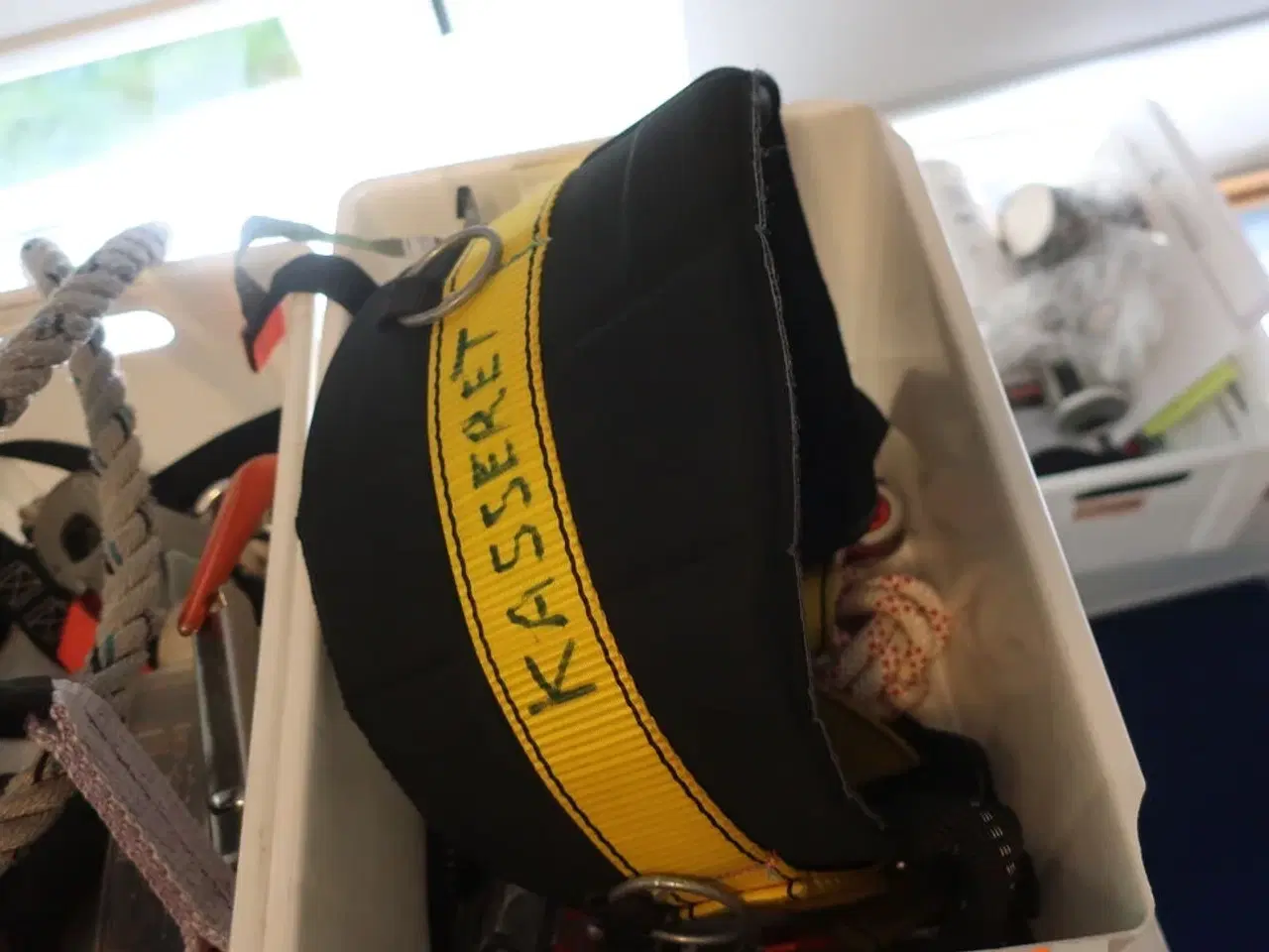 Billede 14 - Div. sikringsgrej, faldblokke m.v. inkl. stativ