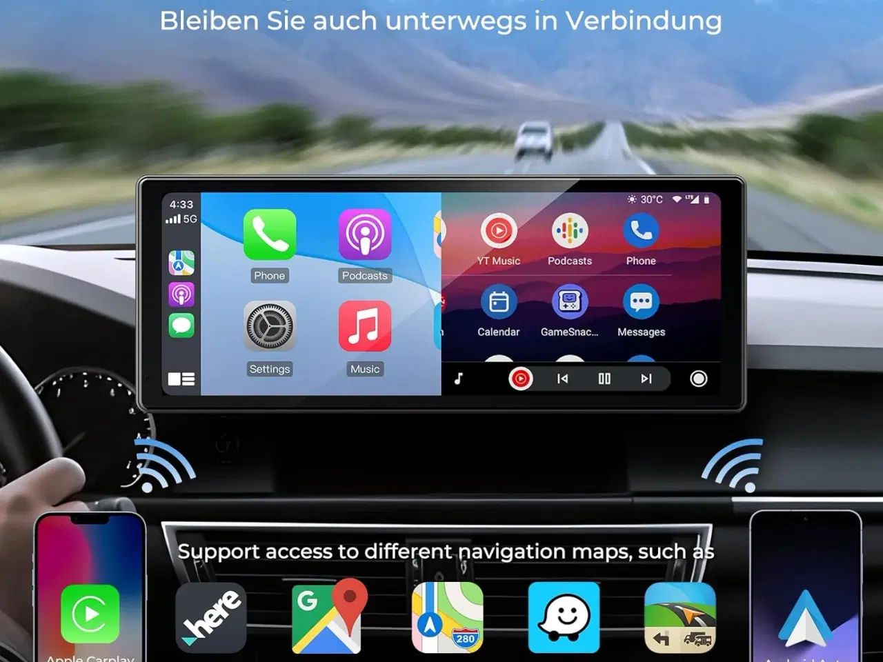 Billede 1 - Wonsidary w96-14  10.26 Inch IPS CarPlay