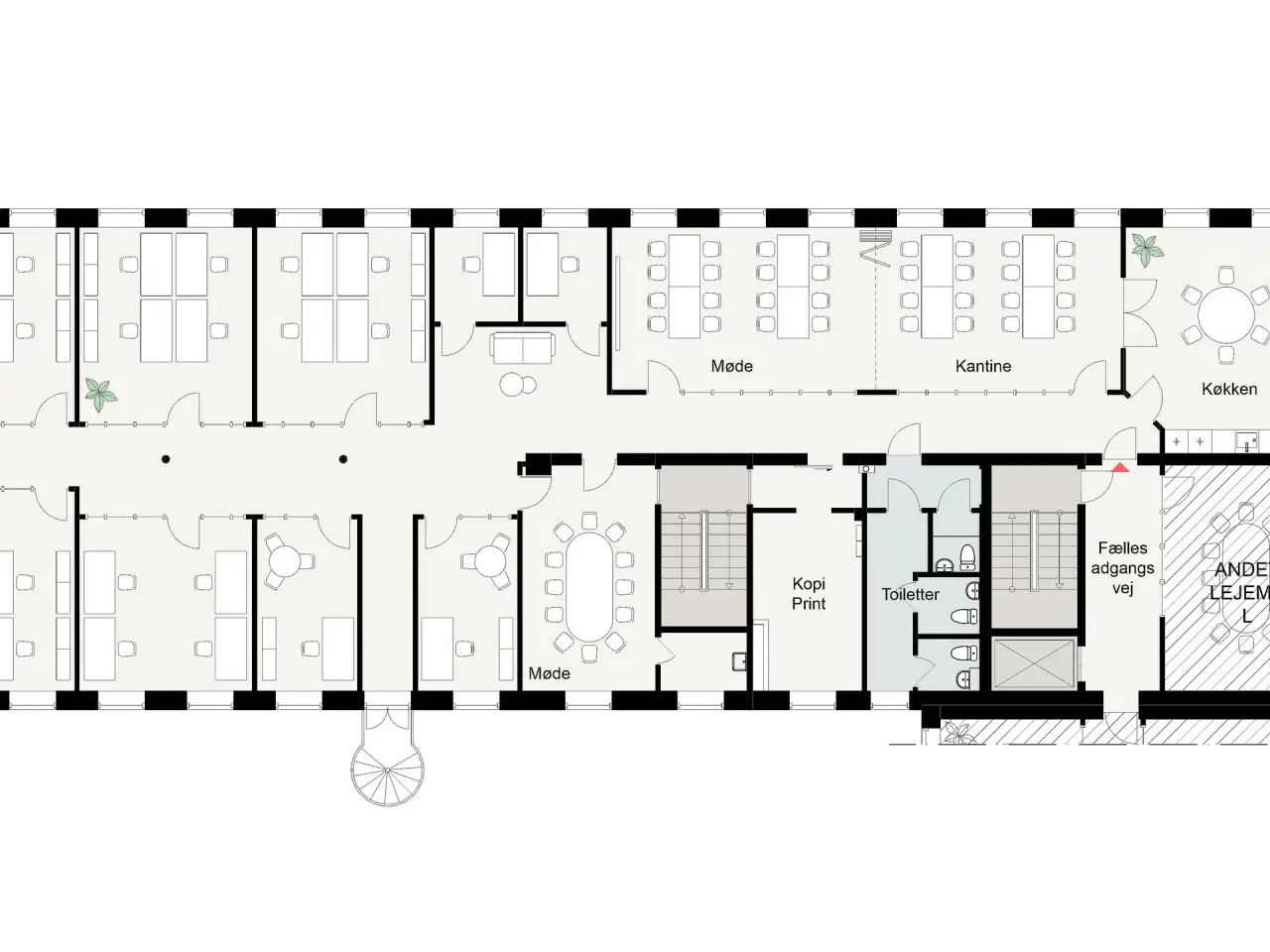 Billede 12 - Kontor i nedlagt cigarfabrik – istandsættes i samarbejde med lejer