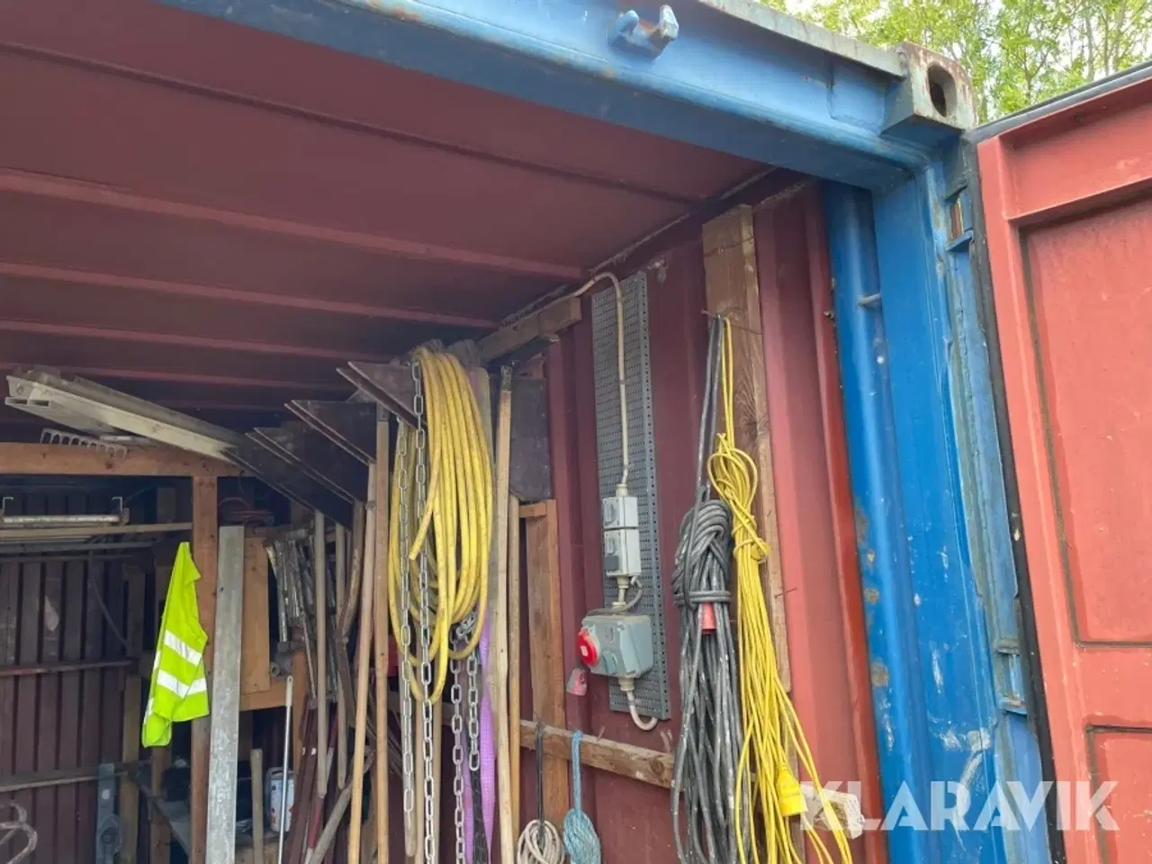 Billede 4 - 20 fods container med indhold