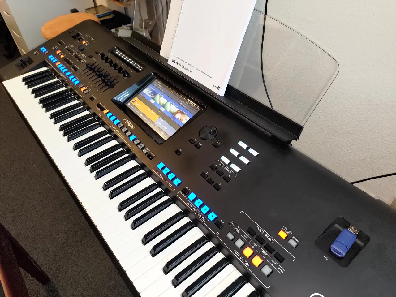 Billede 1 - Yamaha Genos Prof. Arr. keyboard