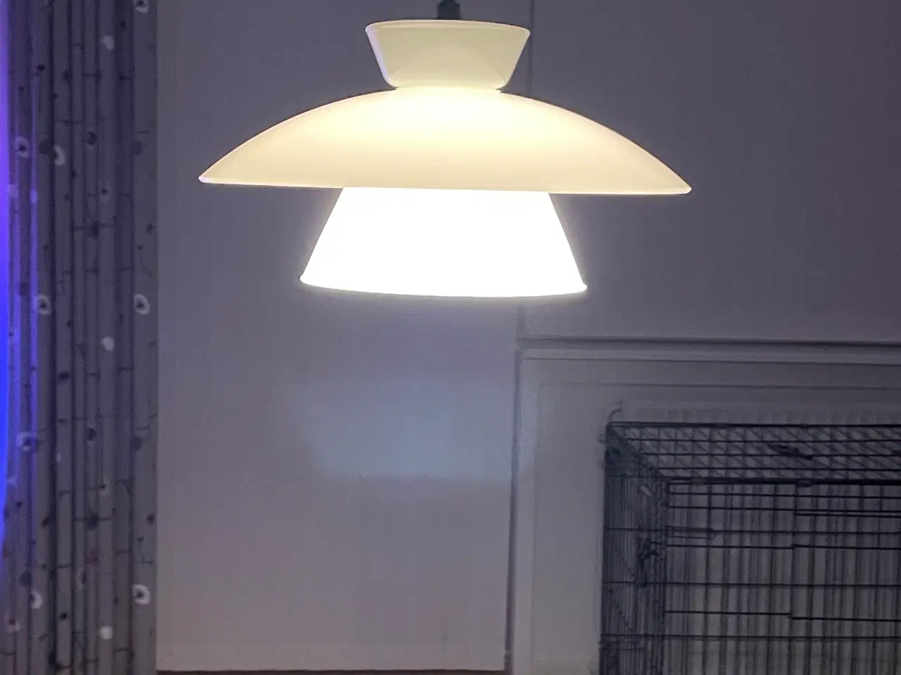 Billede 1 - Pendel lampe i glas.  