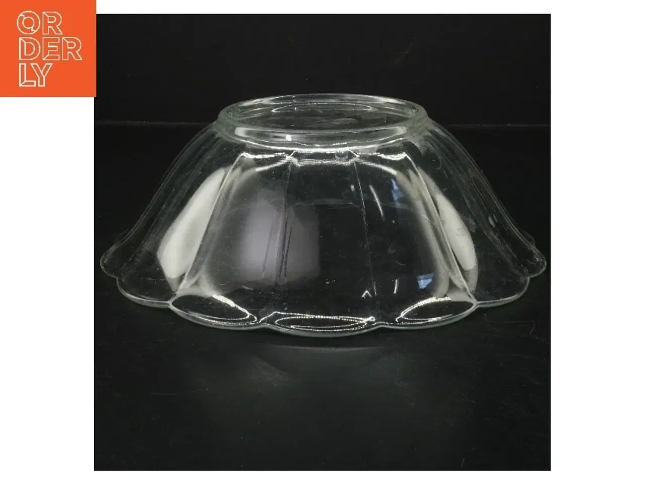 Billede 2 - Gennemsigtig glas skål