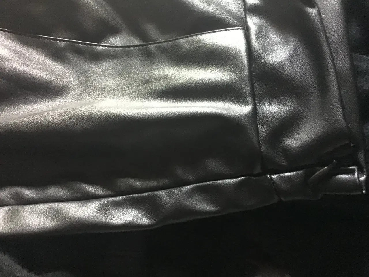 Billede 7 - Læderbukser imiteret sorte